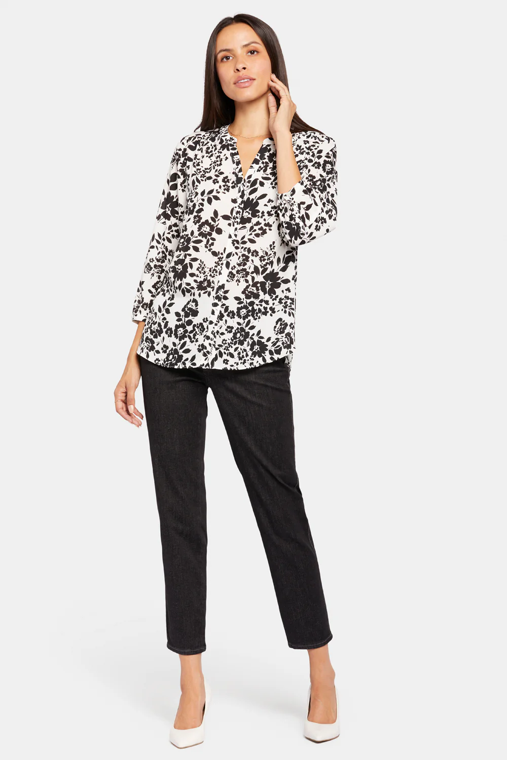 Pintuck Blouse - Villa Capri - Image 3