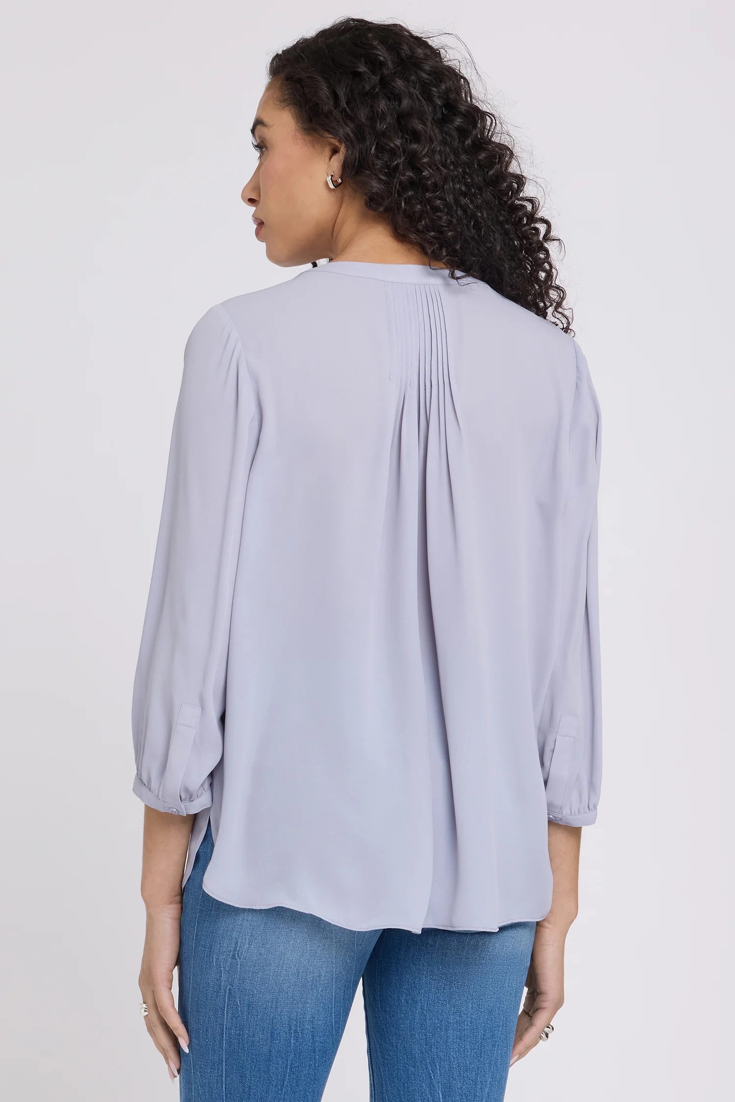 Pintuck Blouse - Vintage Lavender - Image 2