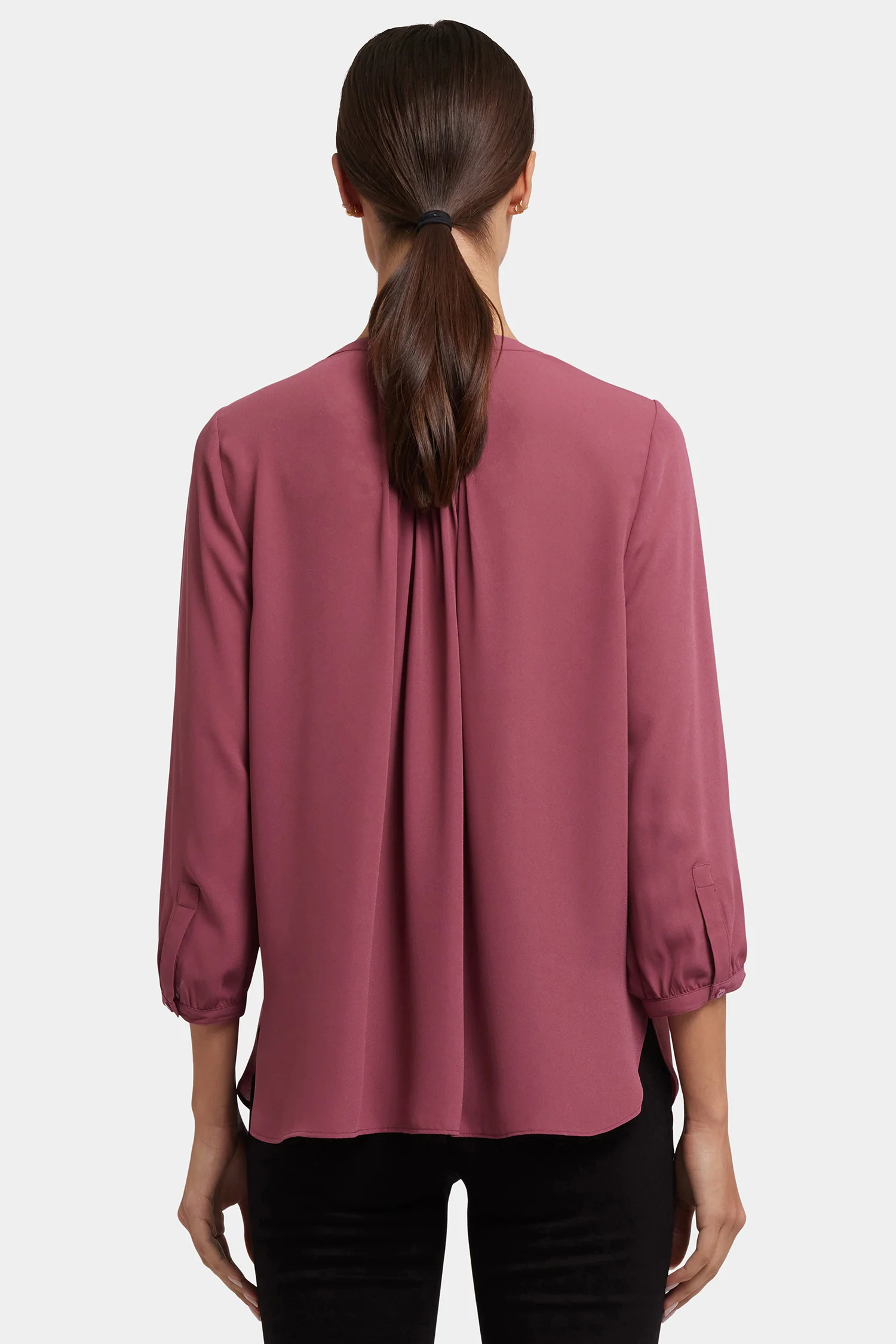 Pintuck Blouse - Vintage Rose - Image 2