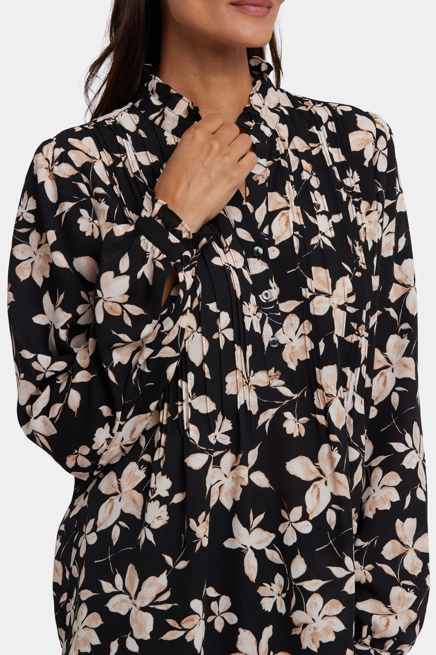 Pleated Front Tunic - Claudette - Image 2