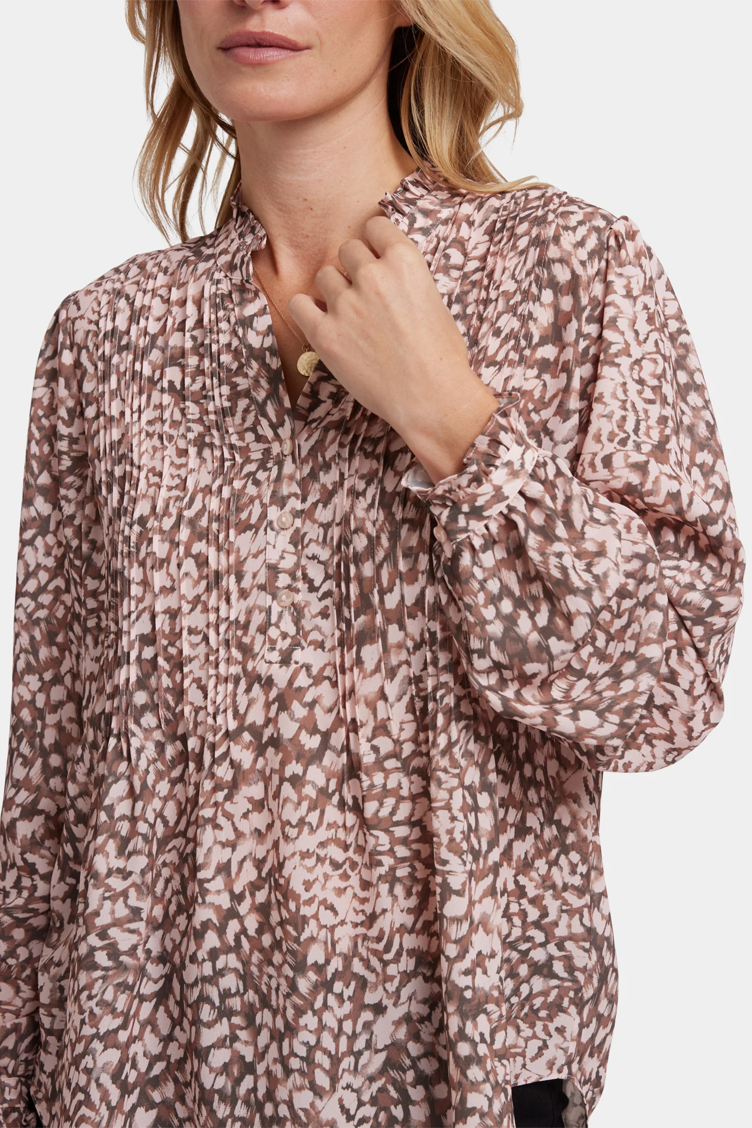 Pleated Front Tunic - Delacroix - Image 5