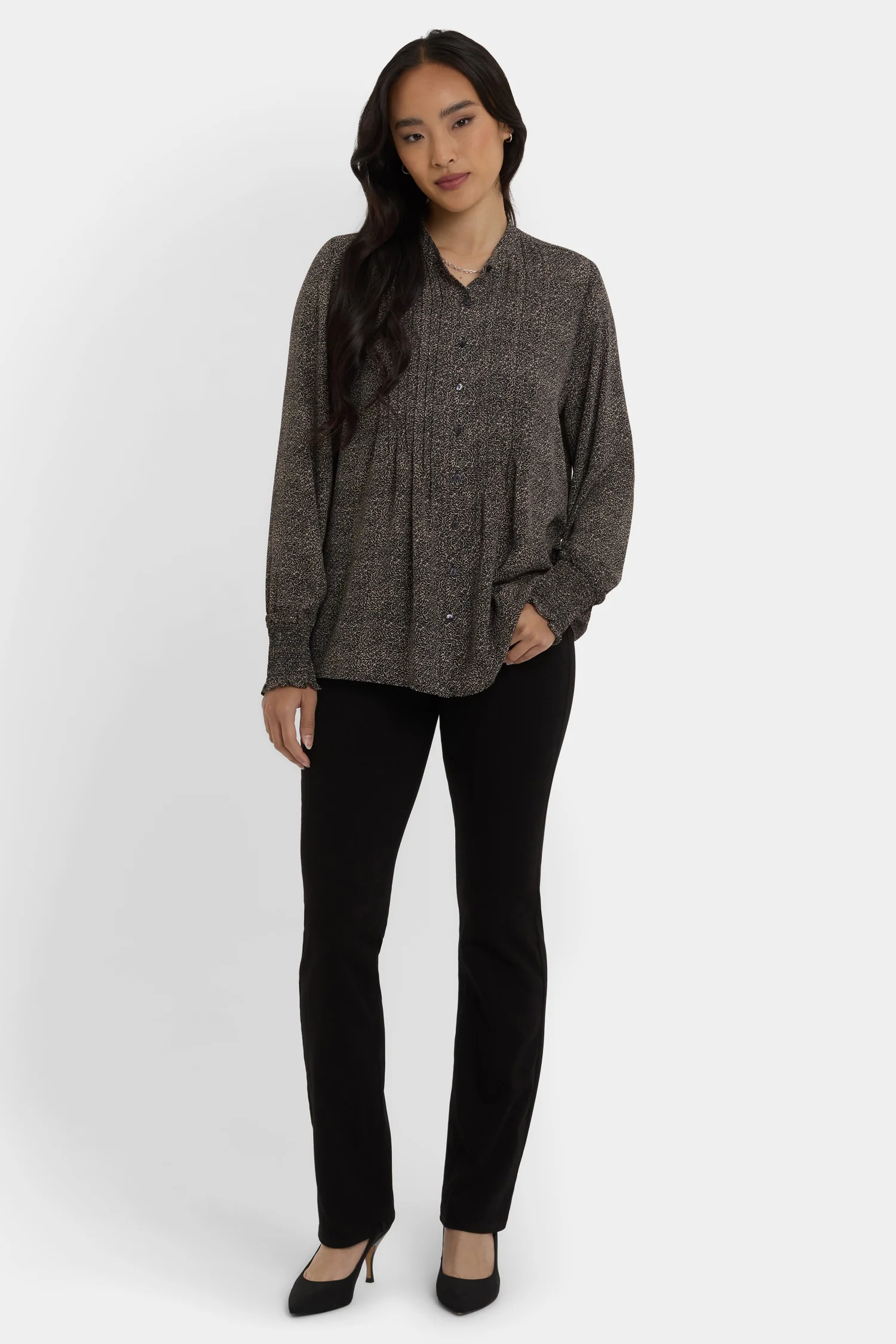 Pleated Peasant Blouse - Meadowlark - Image 5