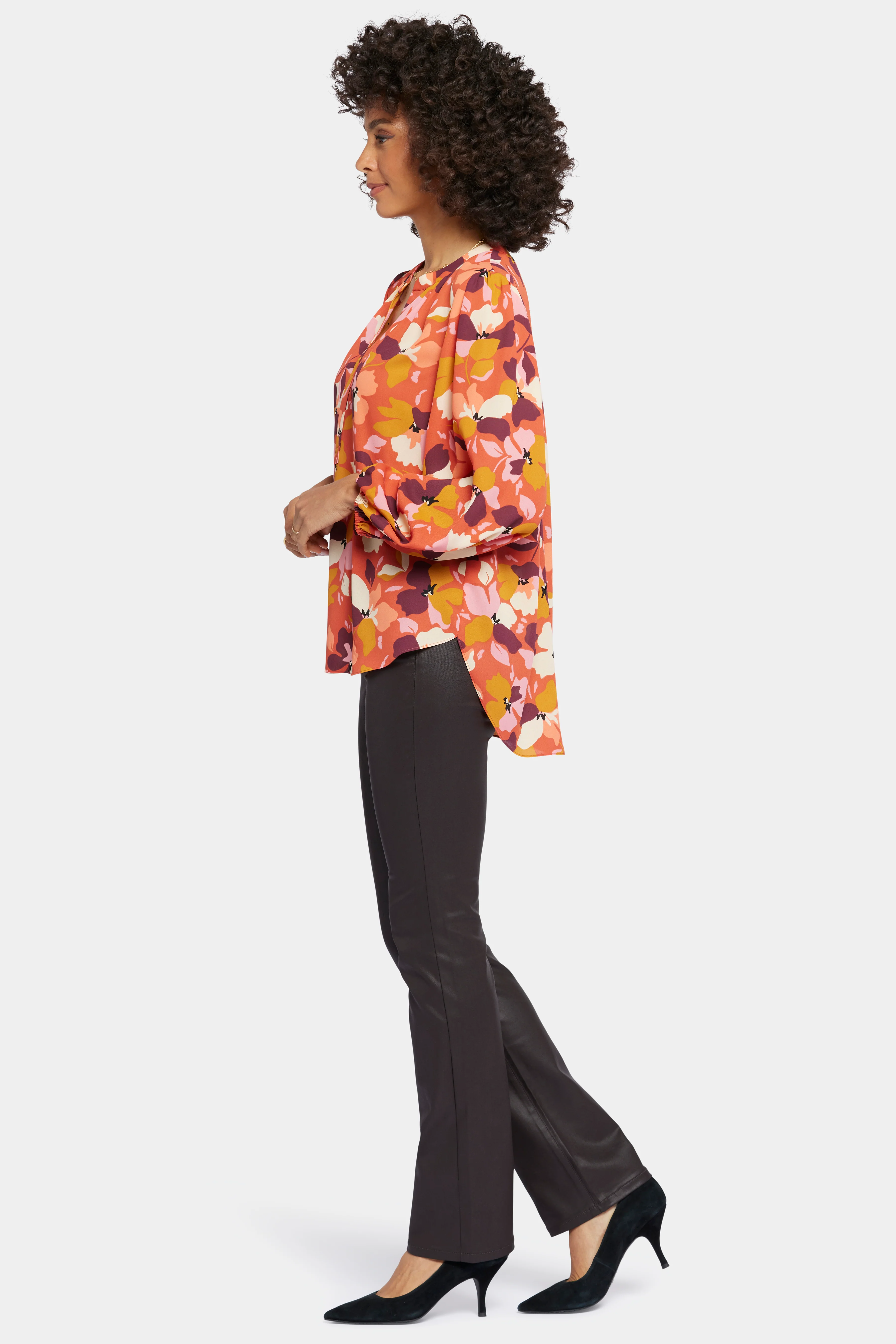 Puff Sleeve Popover Top - Gingervale - Image 3