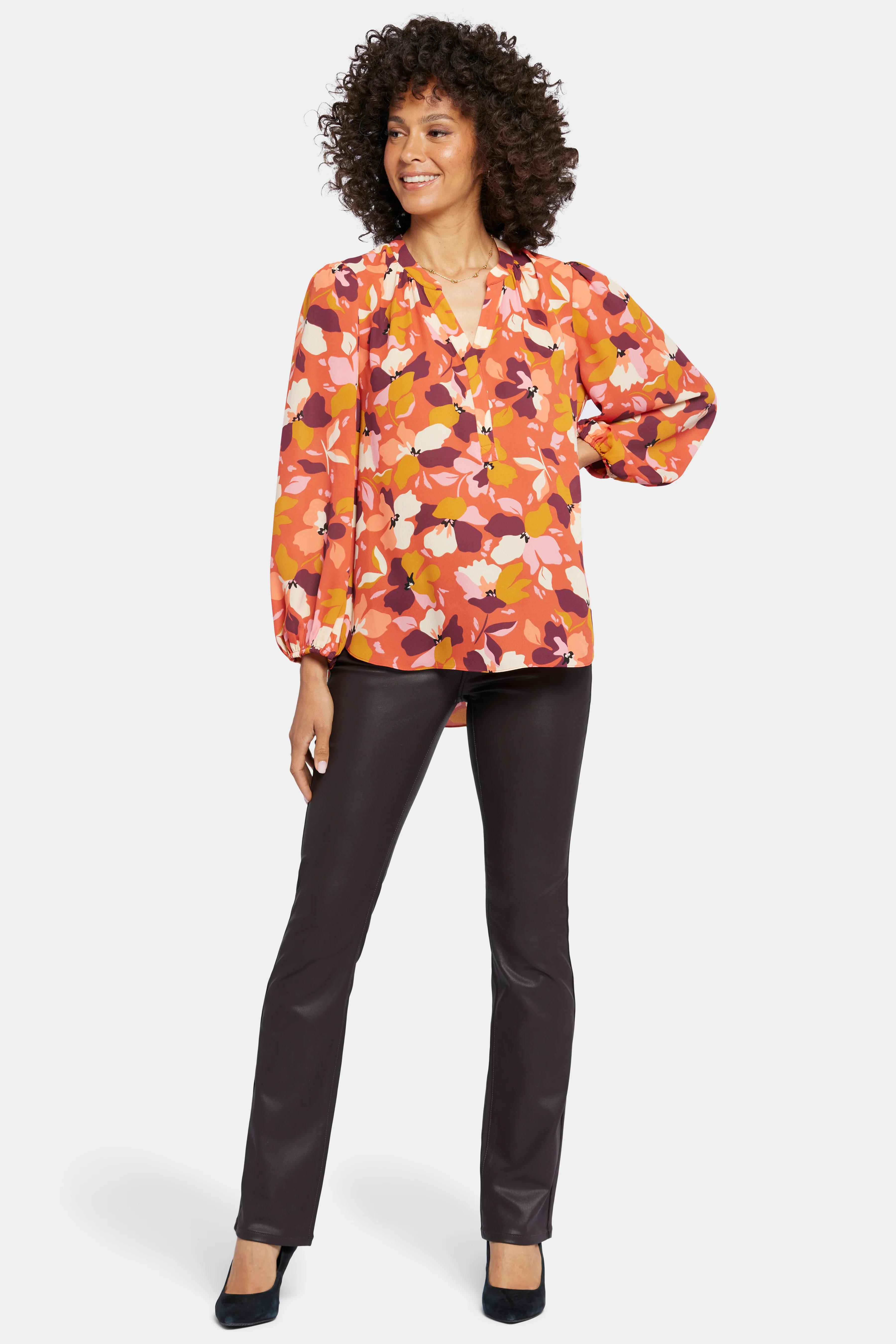 Puff Sleeve Popover Top - Gingervale - Image 5