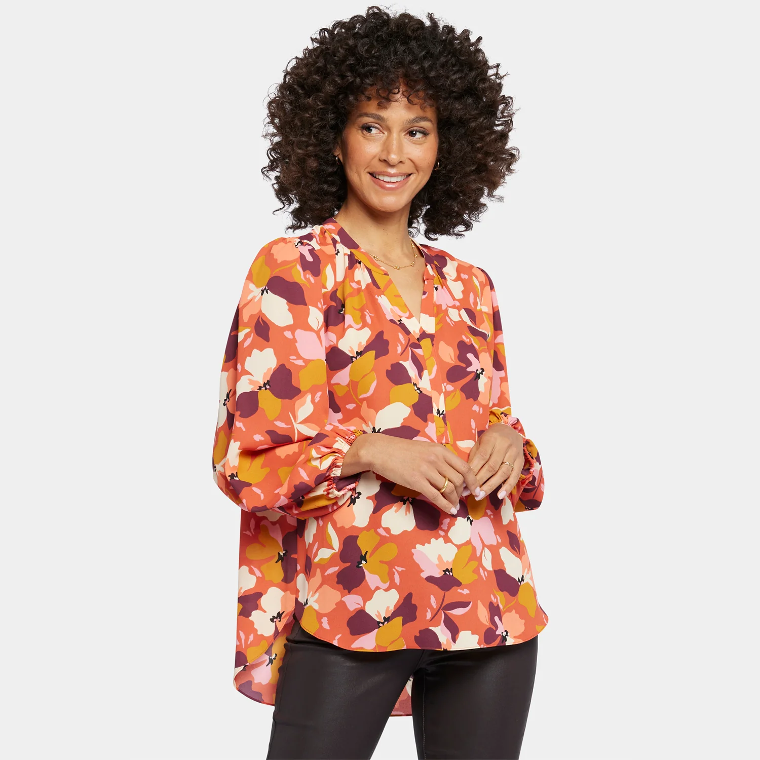 Puff Sleeve Popover Top - Gingervale - Image 6