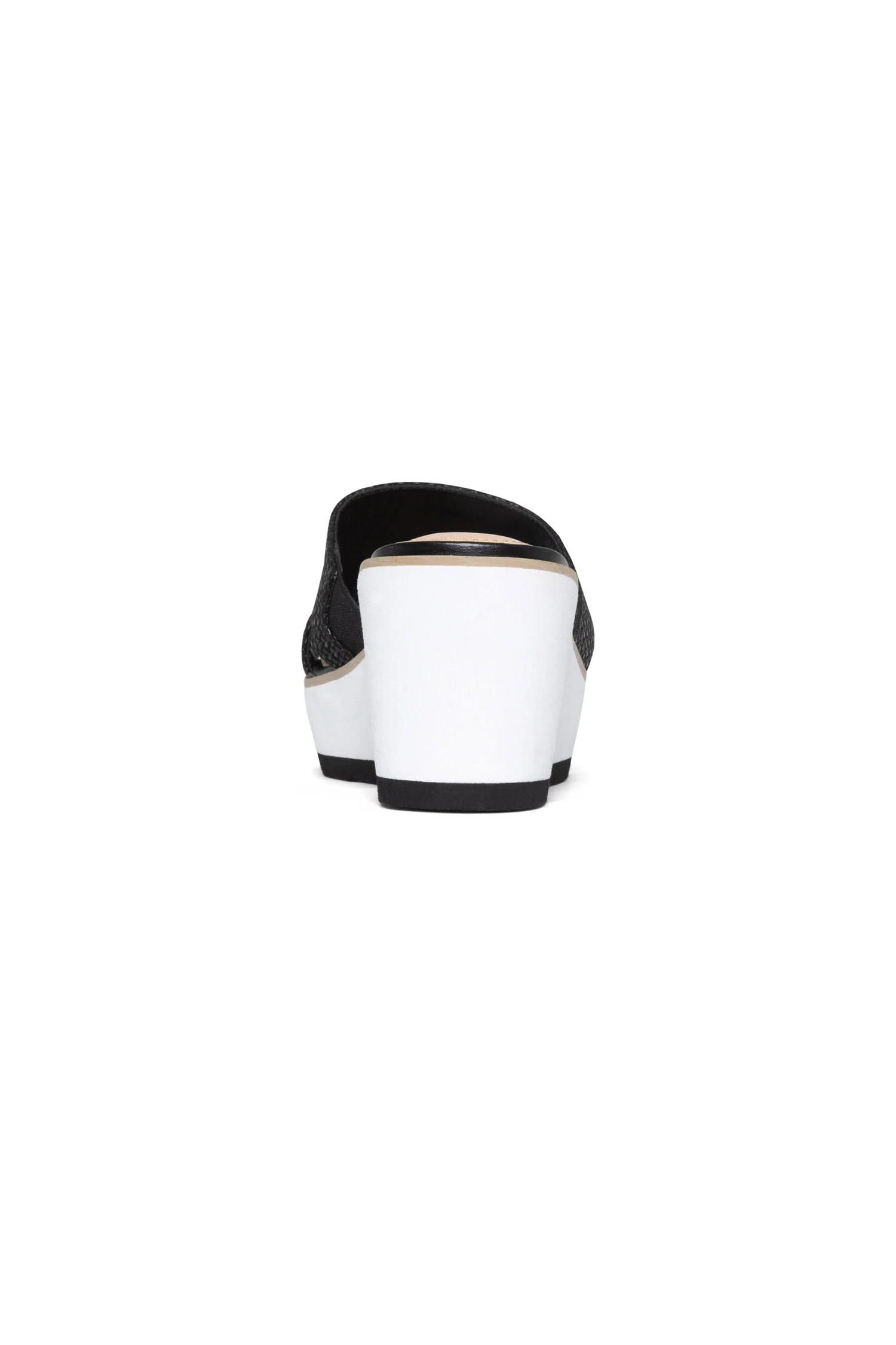 Raizy Wedge Sandals - Black - Image 3