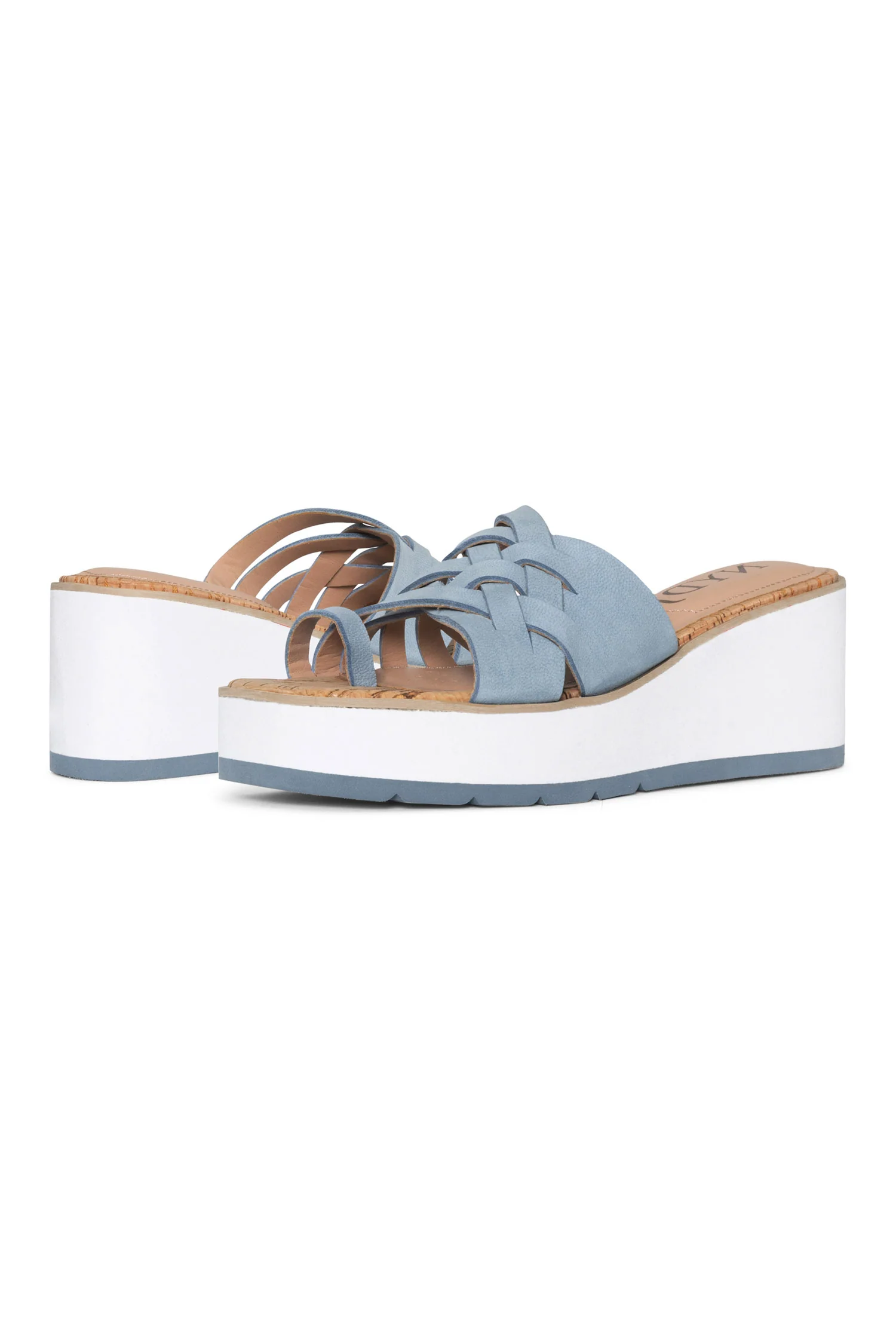 Reesie Wedge Sandals - Blue Sky - Image 8