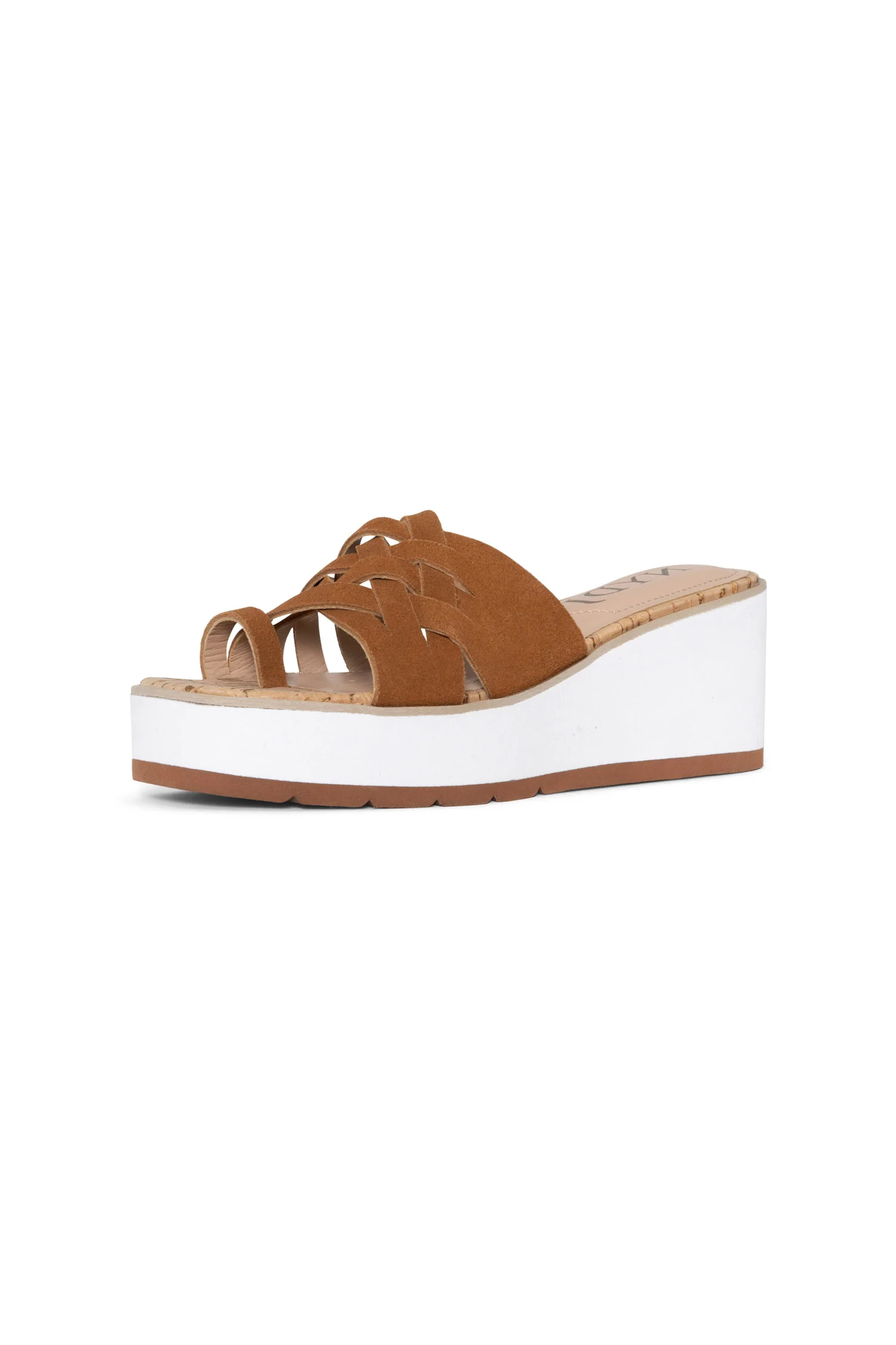 Reesie Wedge Sandals - Cognac - Image 6