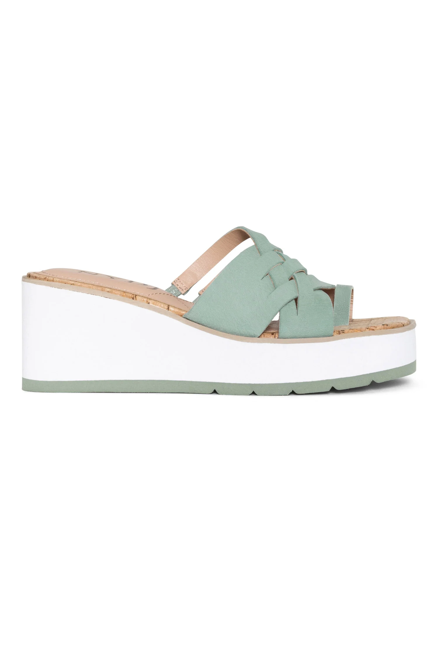 Reesie Wedge Sandals - Jade - Image 2