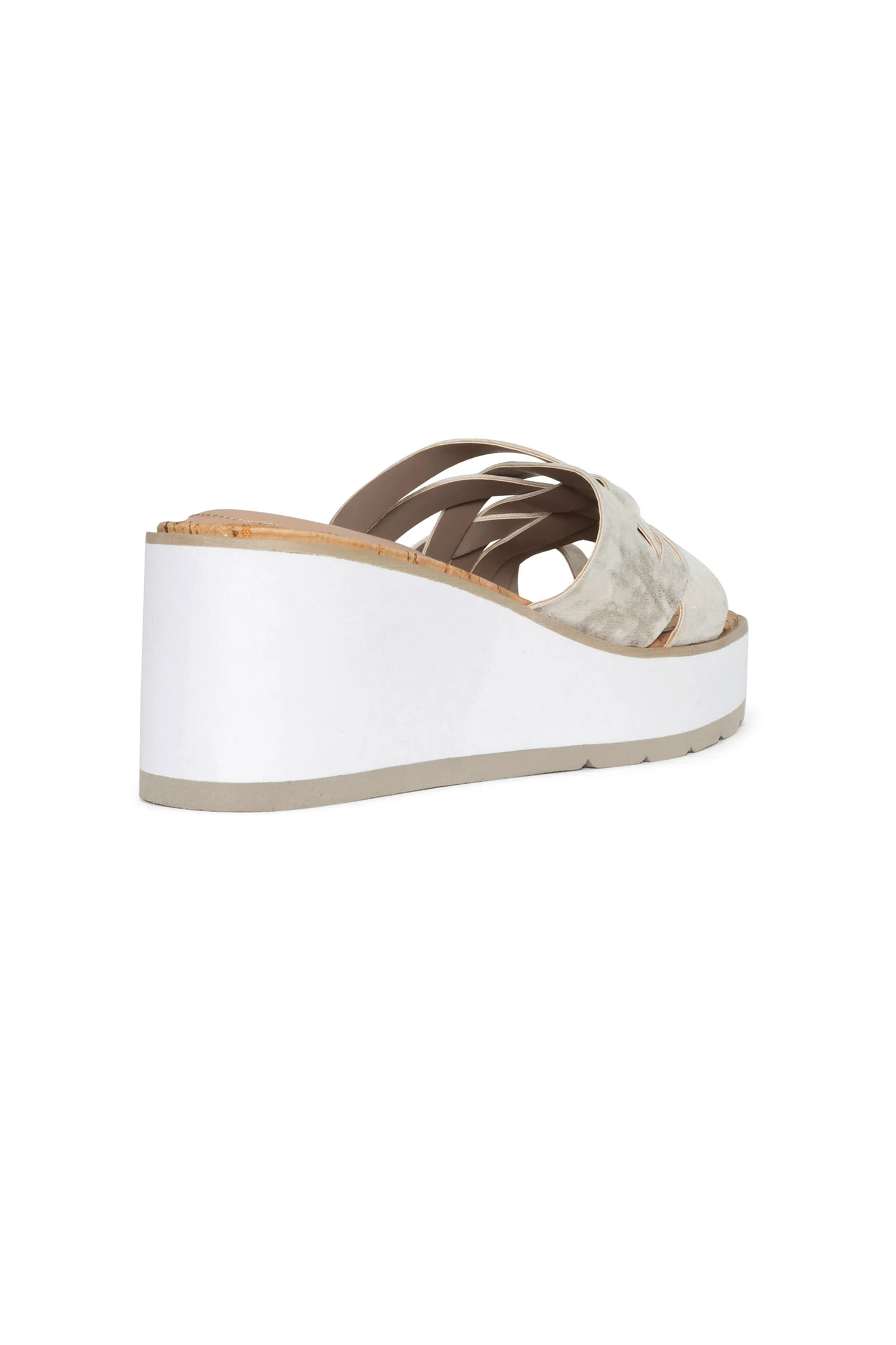 Reesie Wedge Sandals - Pewter - Image 7