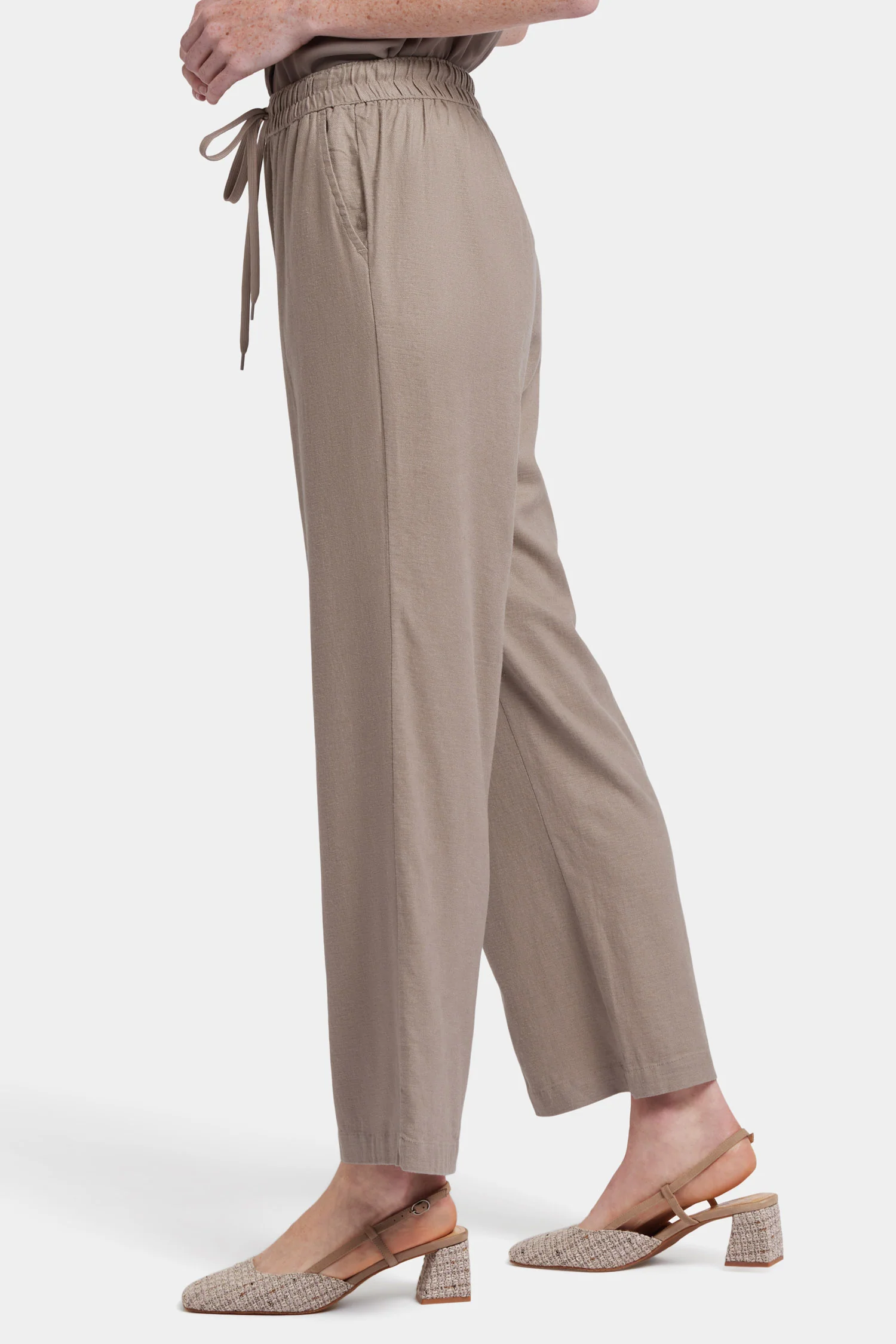 Relaxed Drawstring Pull-On Pants - Saddlewood - Image 4