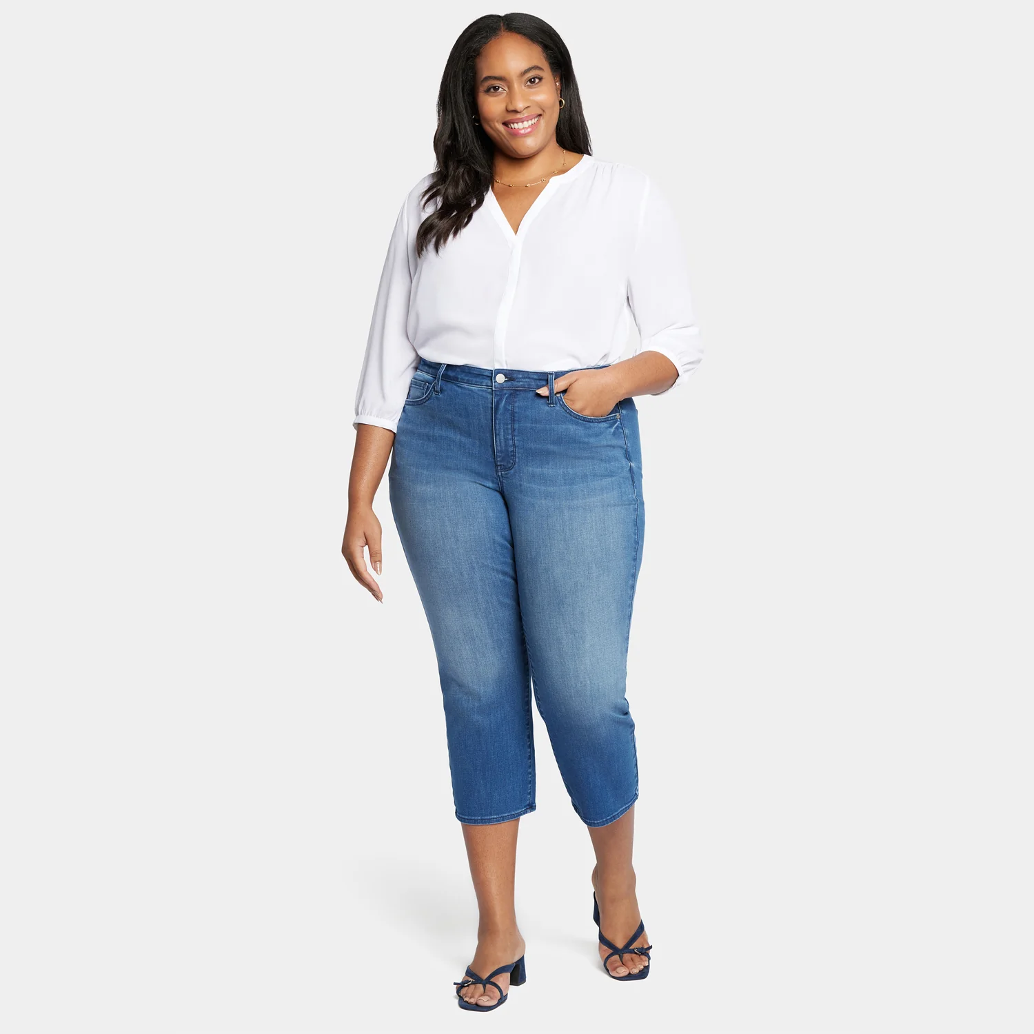 Relaxed Piper Crop Jeans In Plus Size - Melody - Image 7