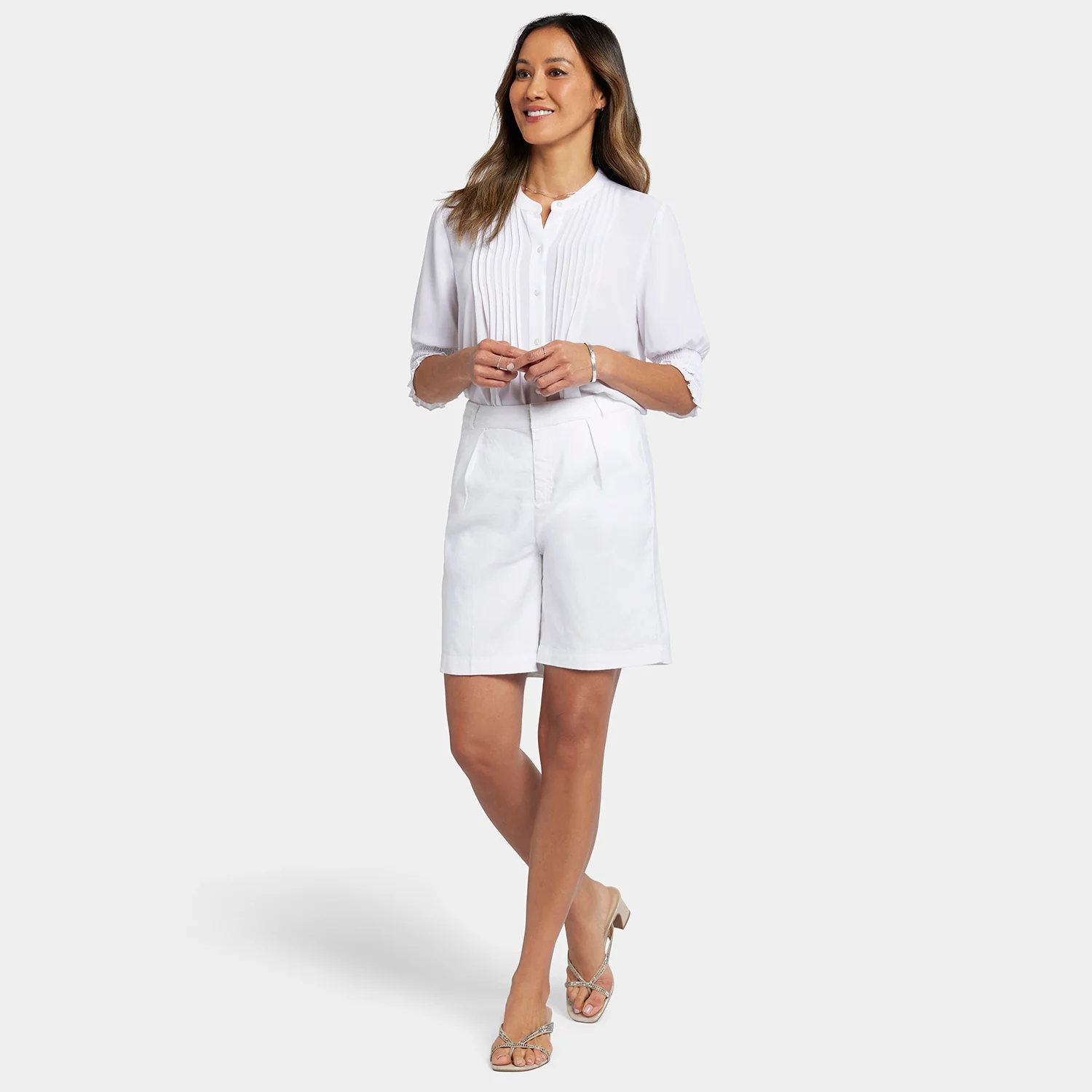 Relaxed Shorts  - Optic White - Image 7