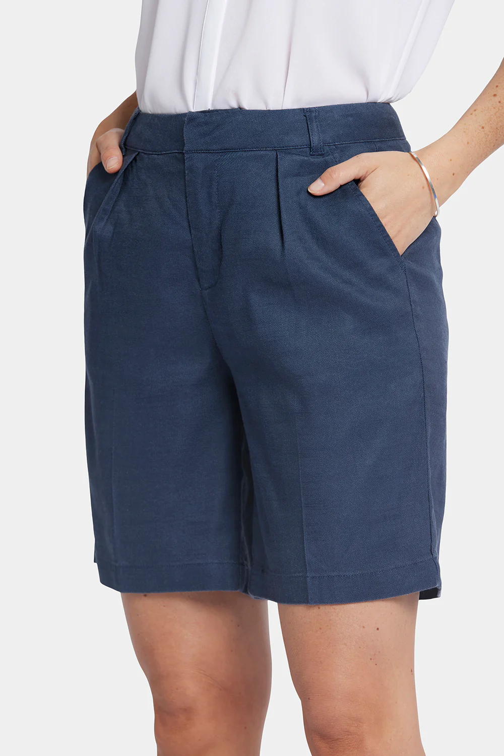 Relaxed Shorts  - Oxford Navy - Image 6