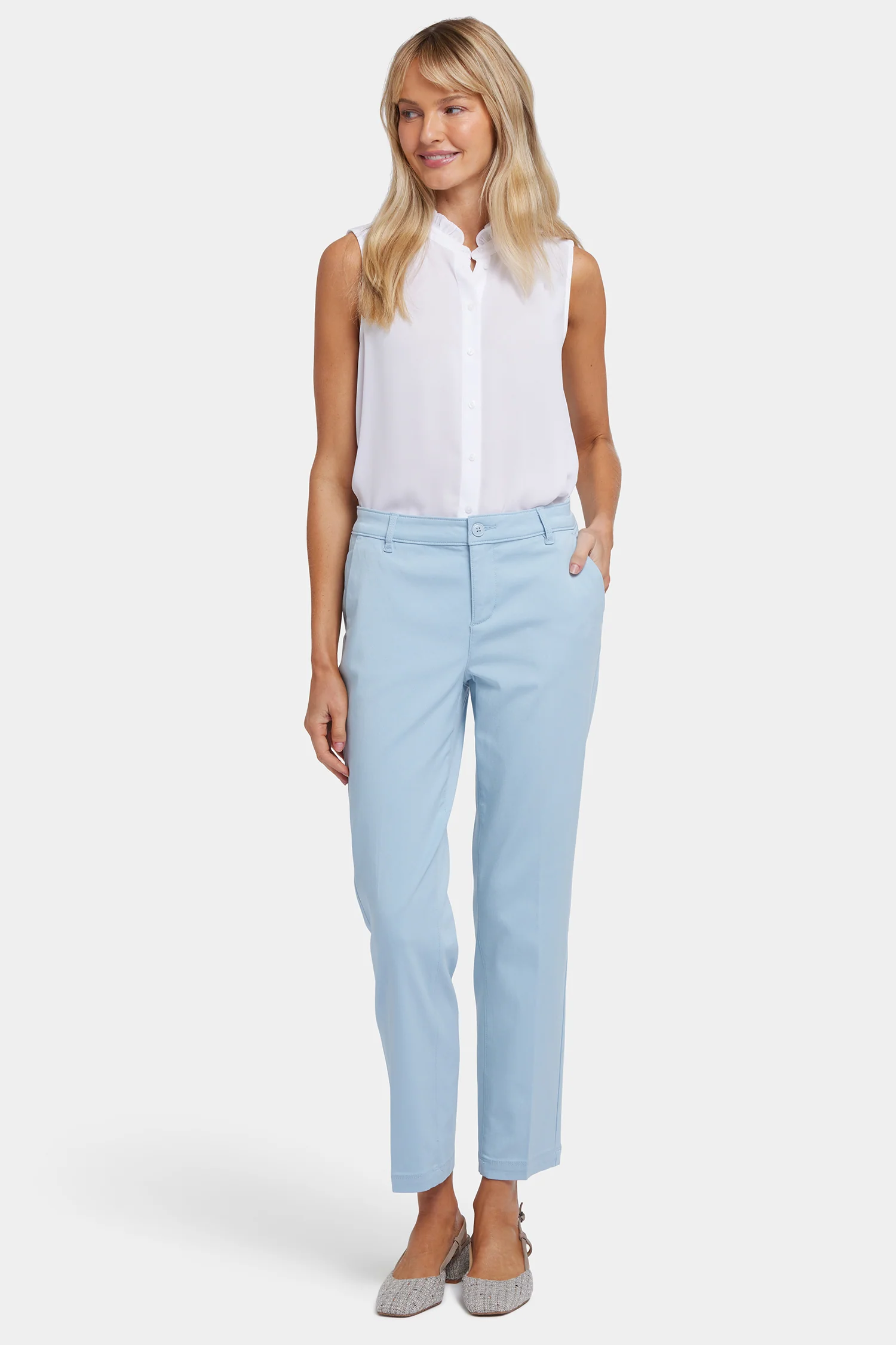 Sadie Slim Pants - Aquatic - Image 4