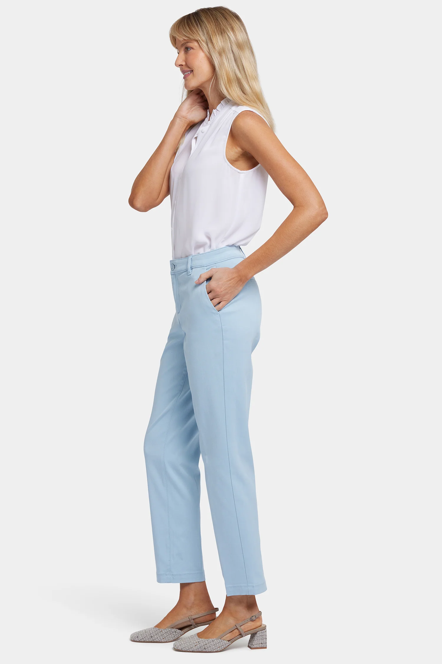 Sadie Slim Pants - Aquatic - Image 5