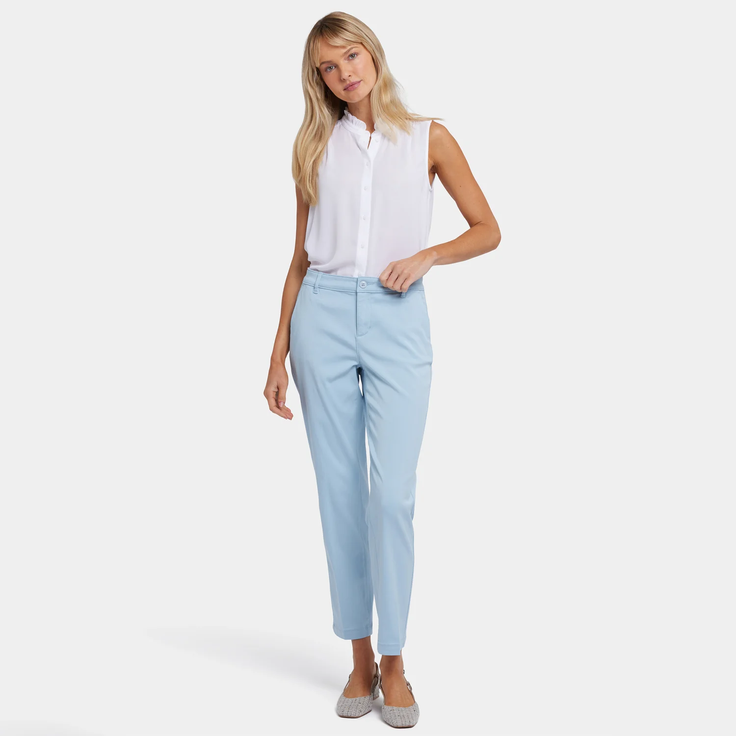 Sadie Slim Pants - Aquatic - Image 7