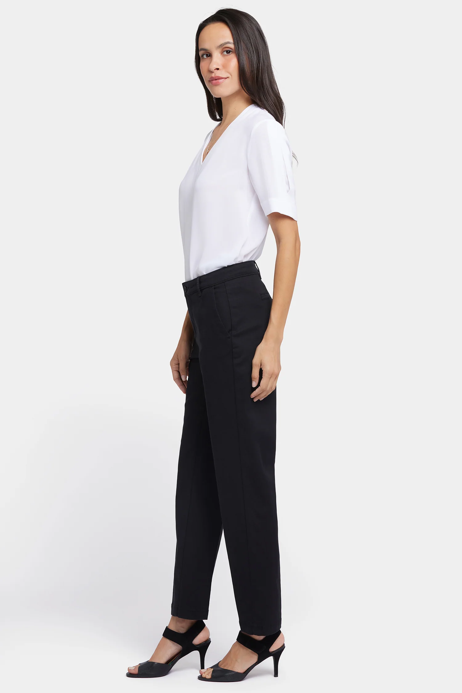 Sadie Slim Pants - Black - Image 5