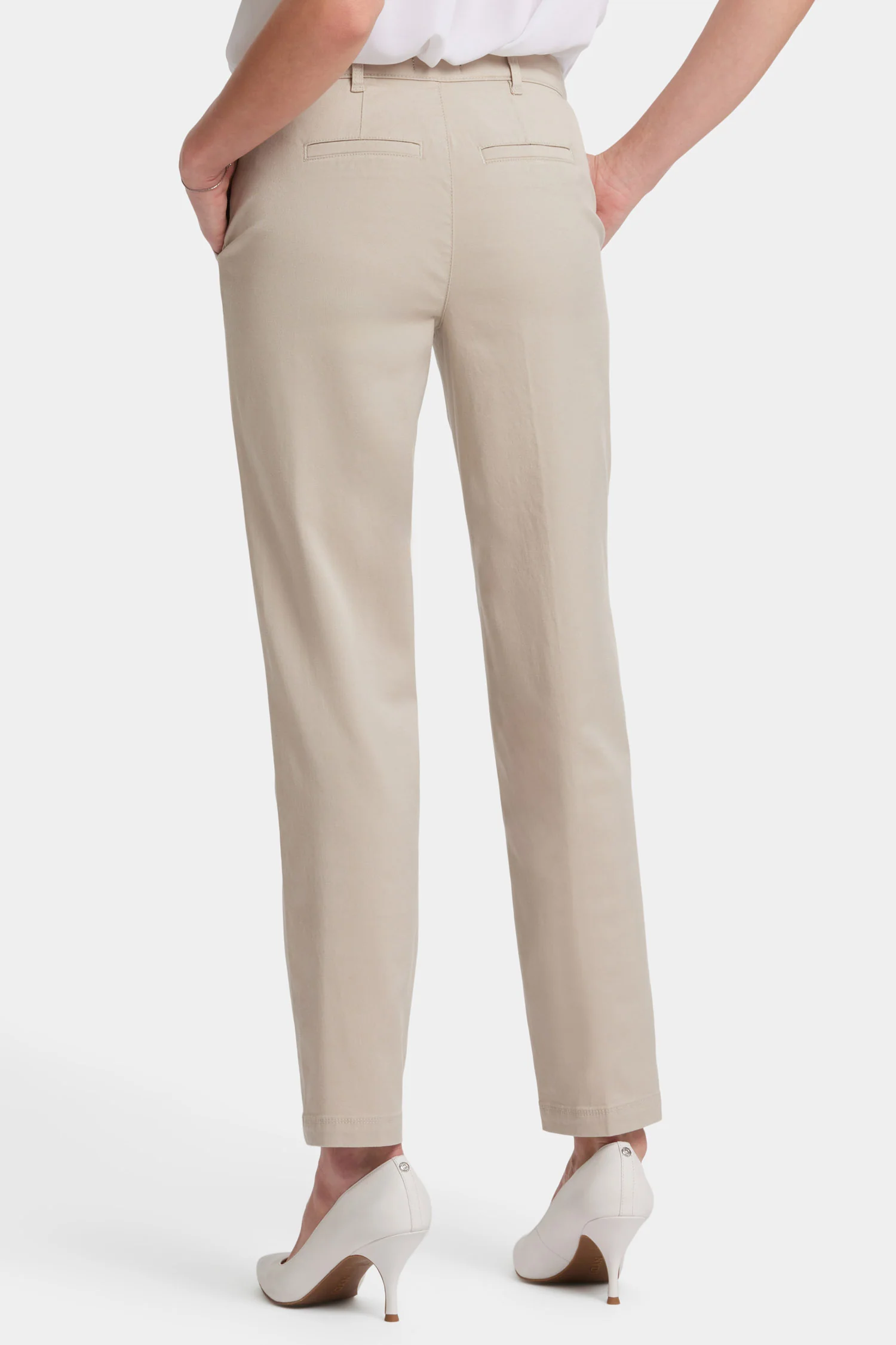 Sadie Slim Pants - Feather - Image 2