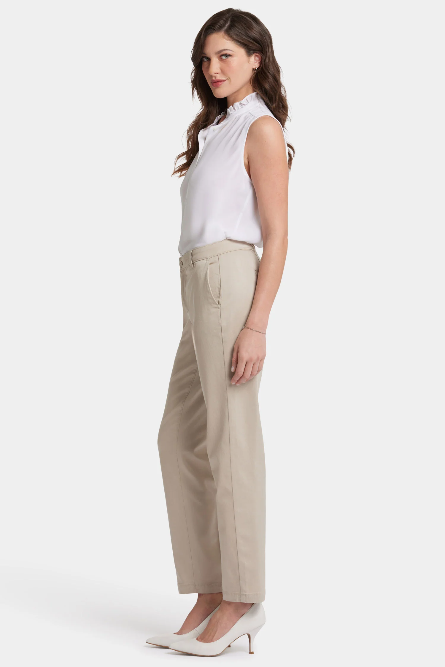 Sadie Slim Pants - Feather - Image 5