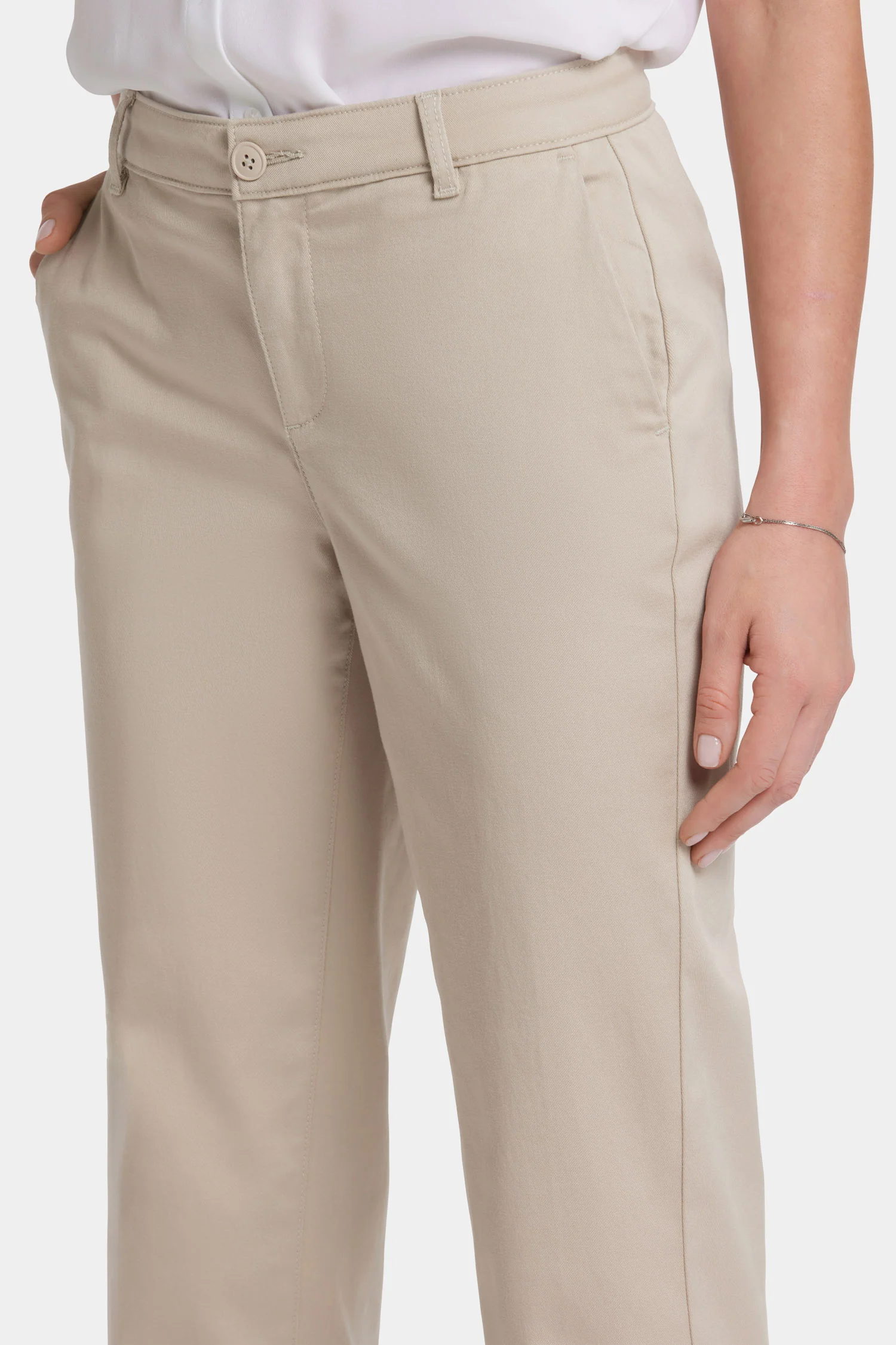 Sadie Slim Pants - Feather - Image 6