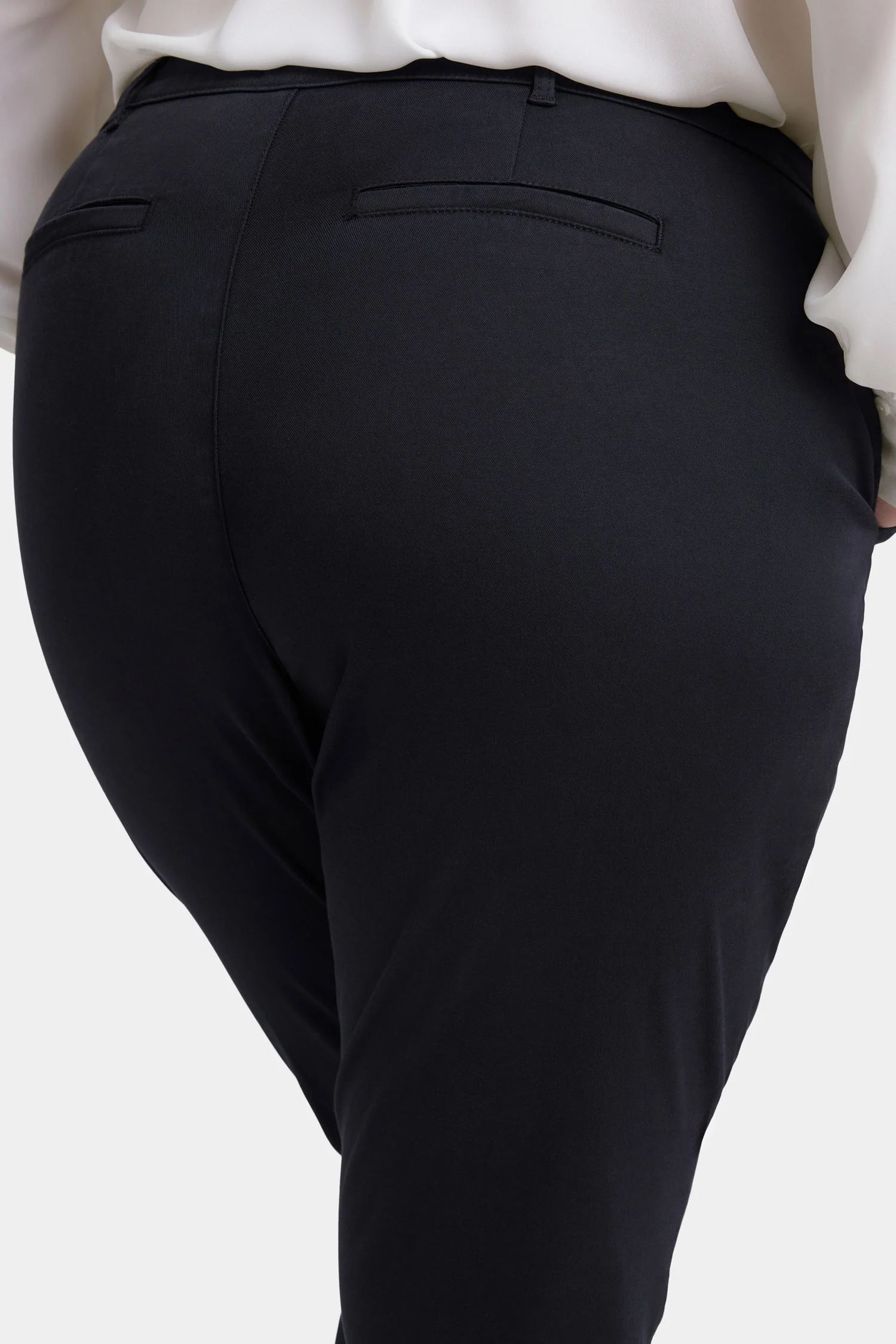 Sadie Slim Pants In Plus Size - Black - Image 6