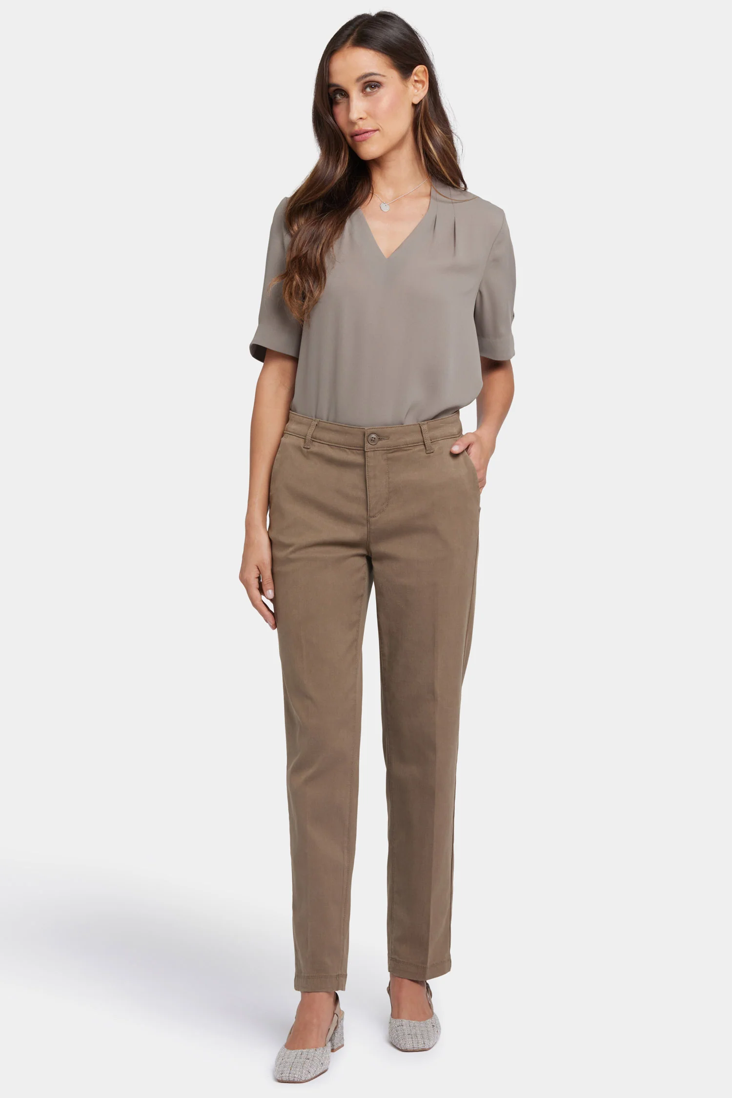 Sadie Slim Pants - Incense - Image 4