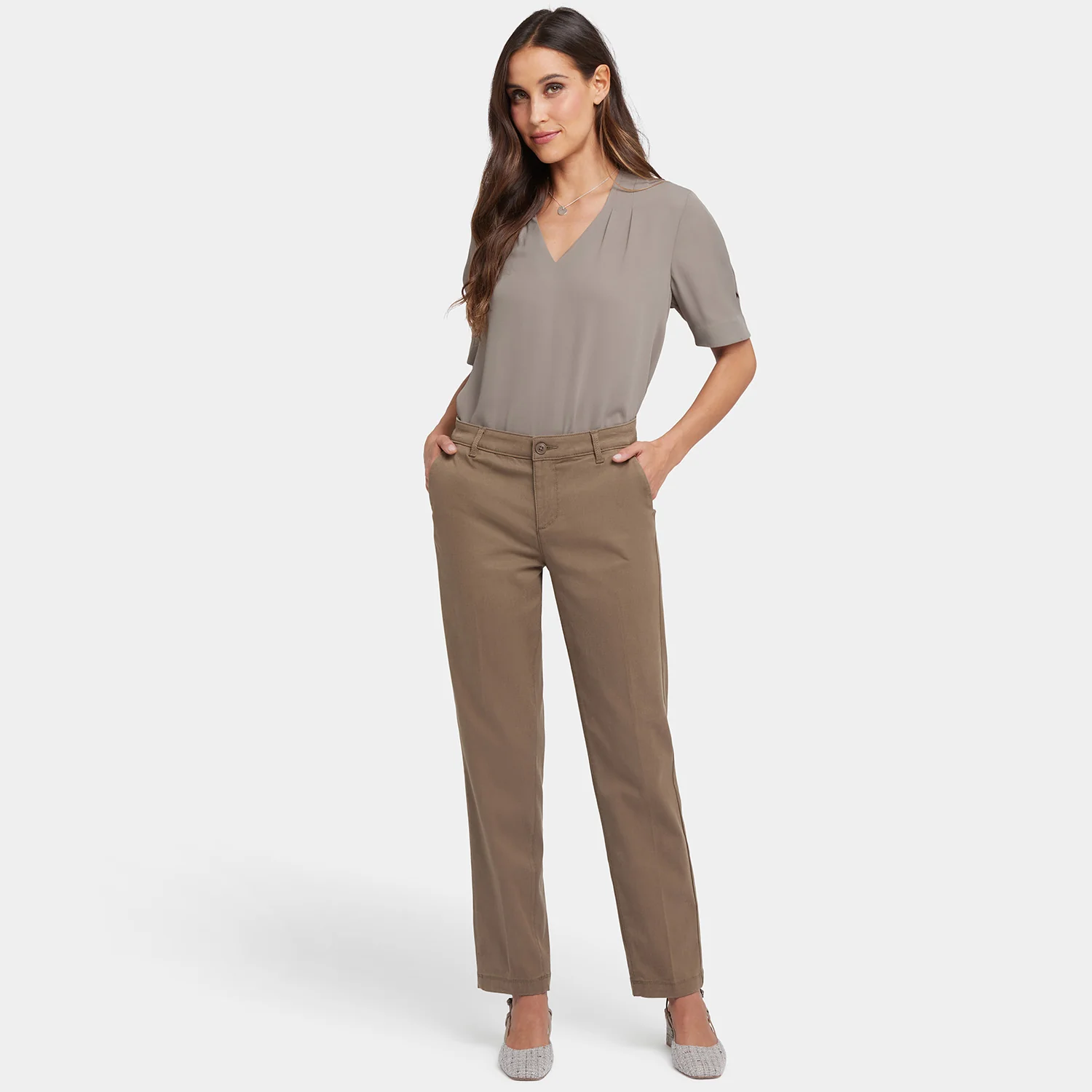 Sadie Slim Pants - Incense - Image 7