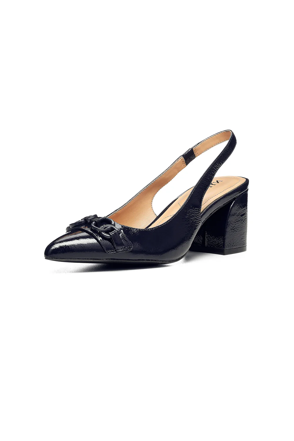 Sanya Slingback Heels - Navy - Image 6