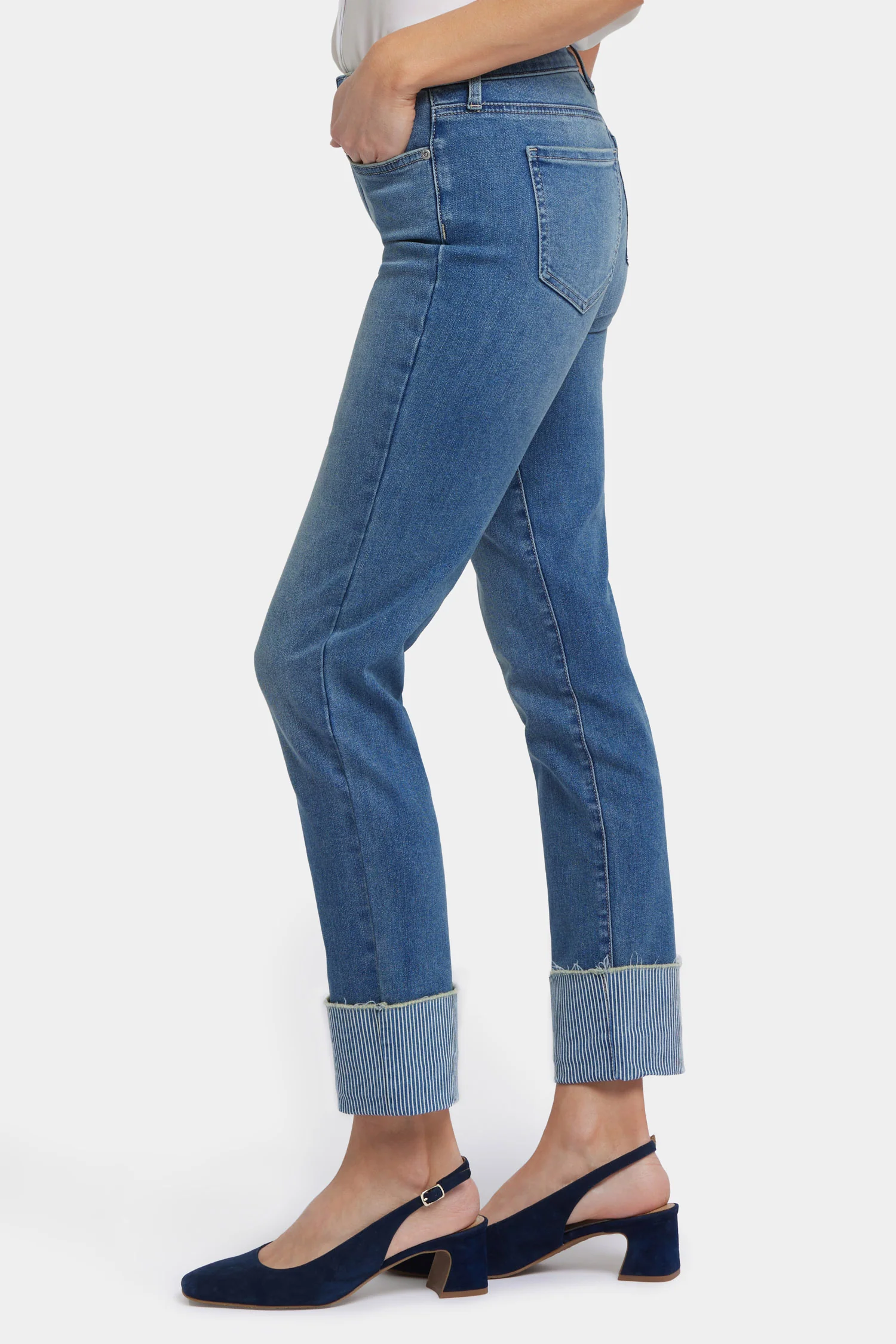 Sheri Slim Ankle Jeans - Costa Brava - Image 3
