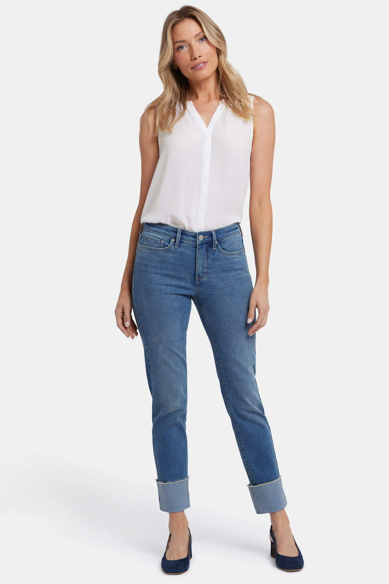 Sheri Slim Ankle Jeans - Costa Brava - Image 4