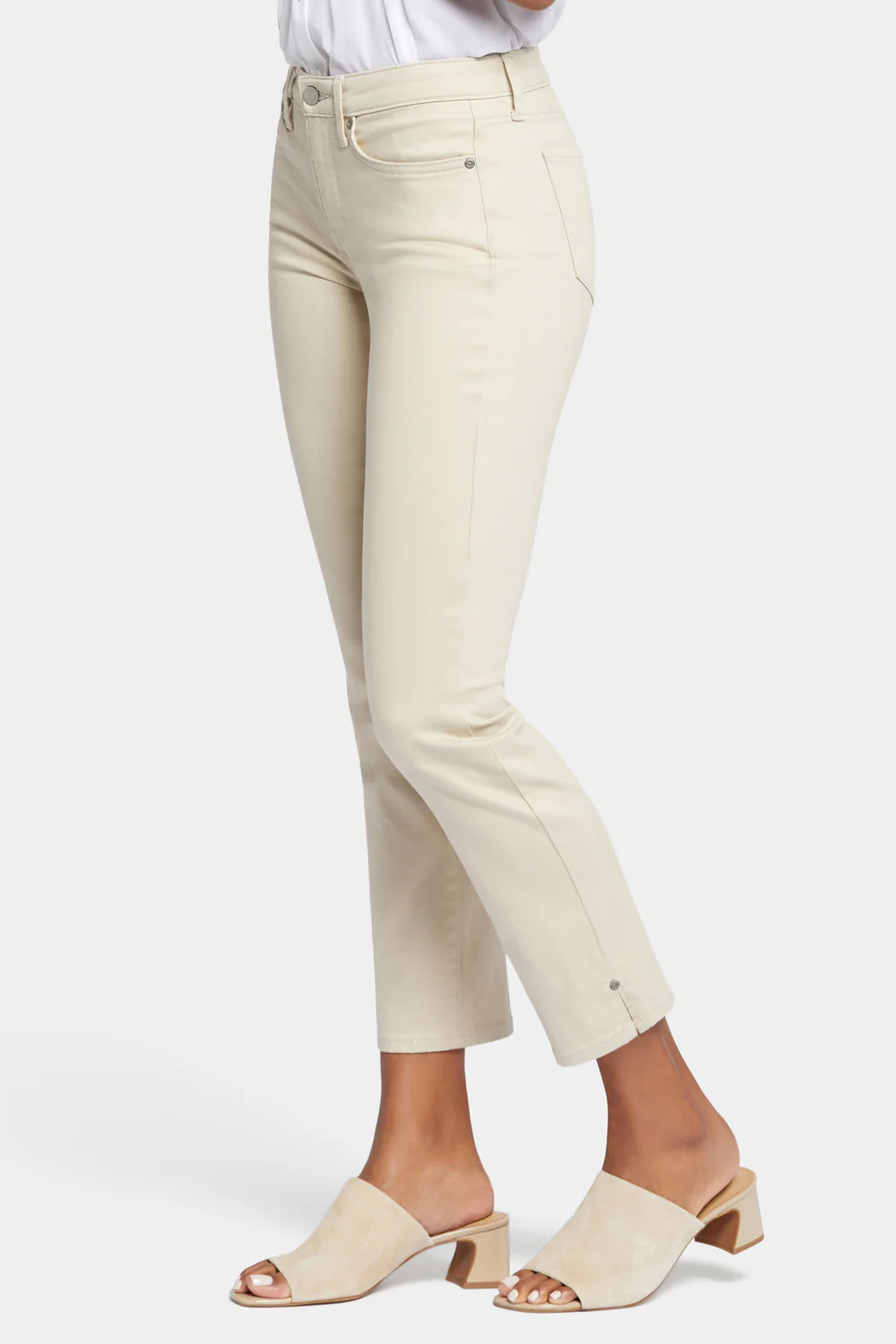 Sheri Slim Ankle Jeans - Feather - Image 3