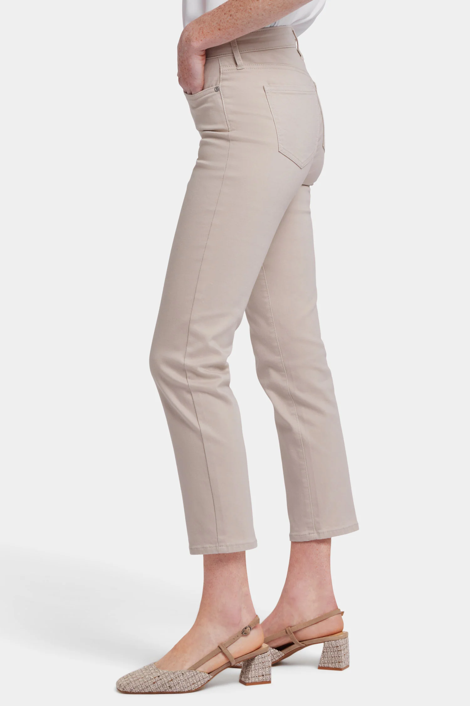 Sheri Slim Ankle Jeans - Feather - Image 3