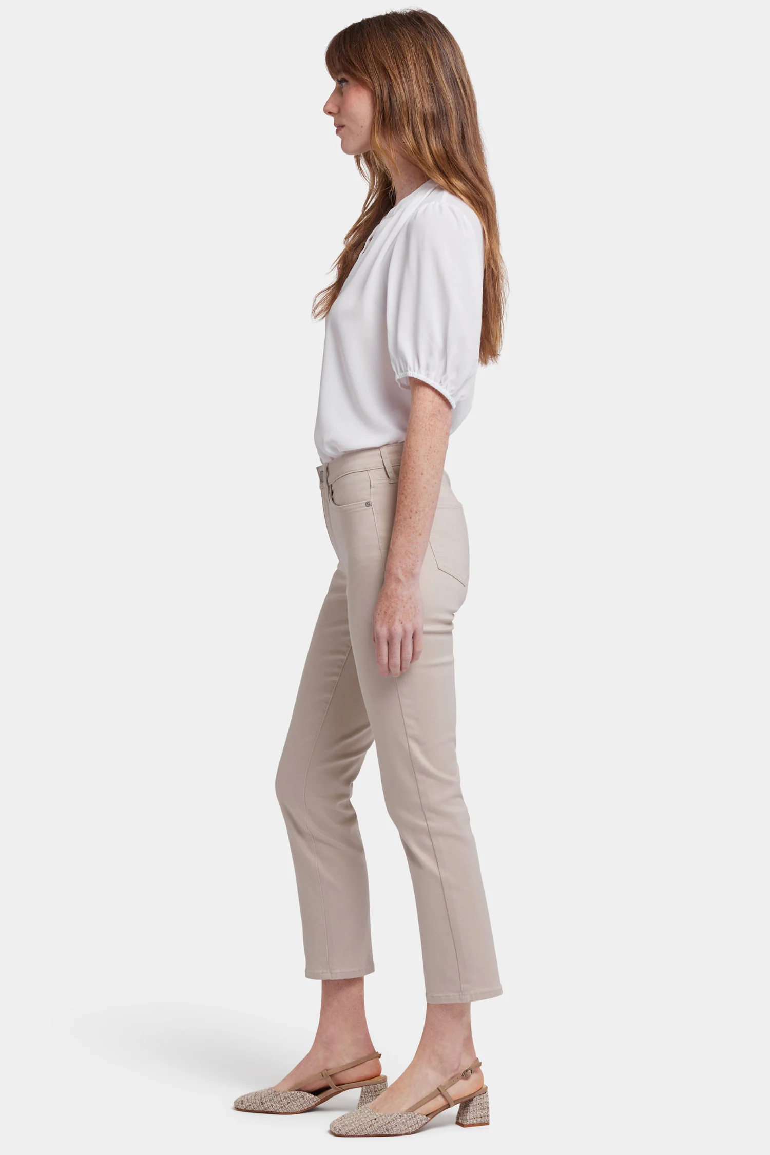 Sheri Slim Ankle Jeans - Feather - Image 5