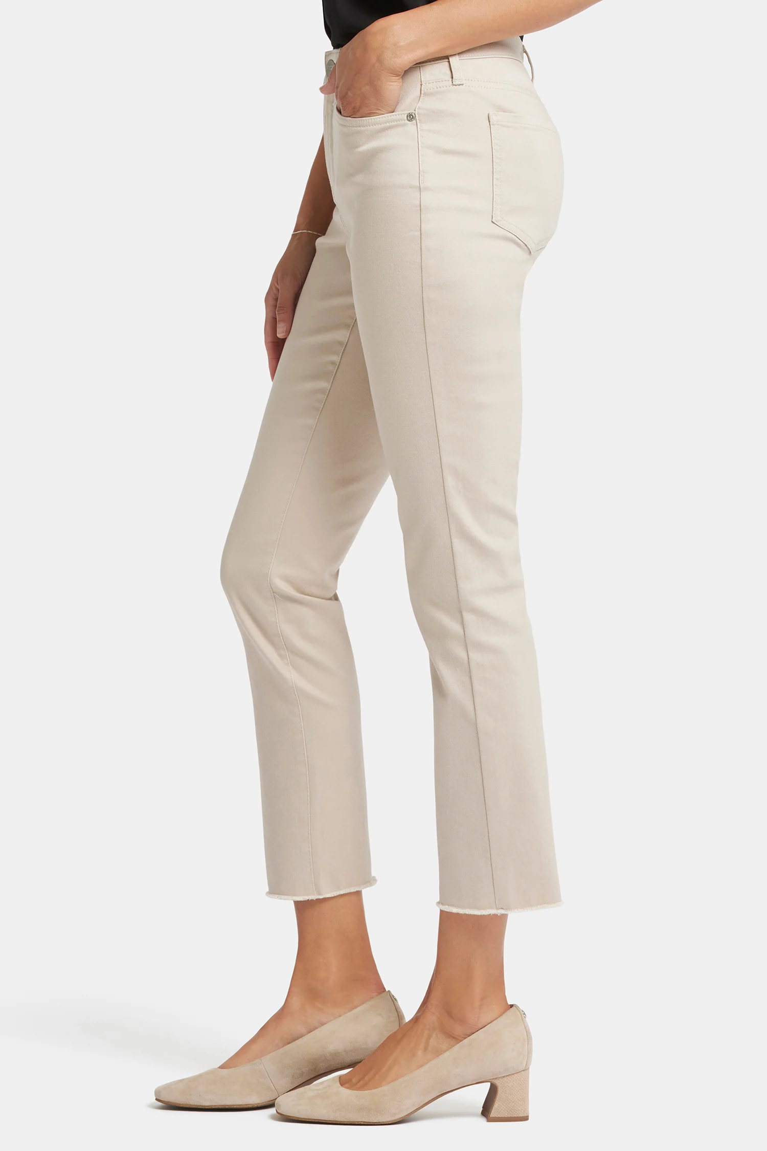 Sheri Slim Ankle Jeans In Petite - Feather - Image 3