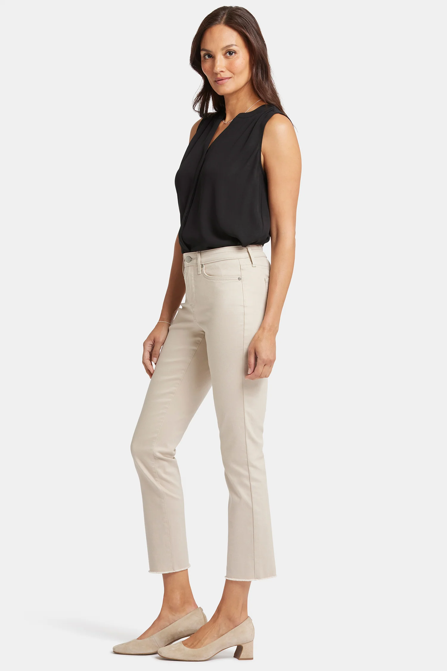 Sheri Slim Ankle Jeans In Petite - Feather - Image 5