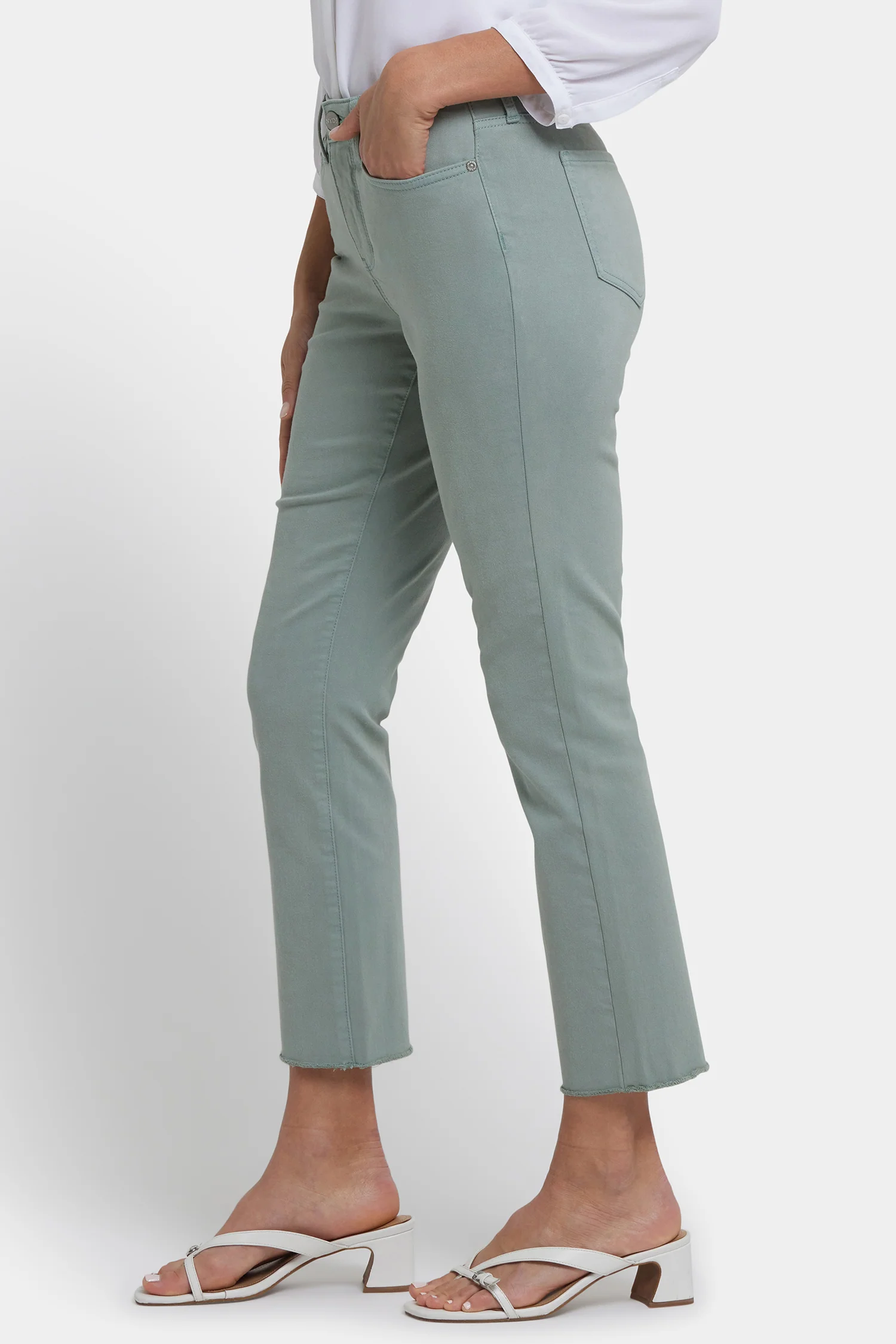 Sheri Slim Ankle Jeans In Petite - Mistletoe - Image 2