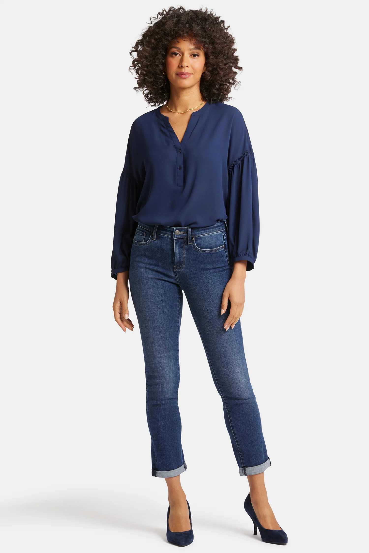 Sheri Slim Ankle Jeans In Petite - Wellspring - Image 4
