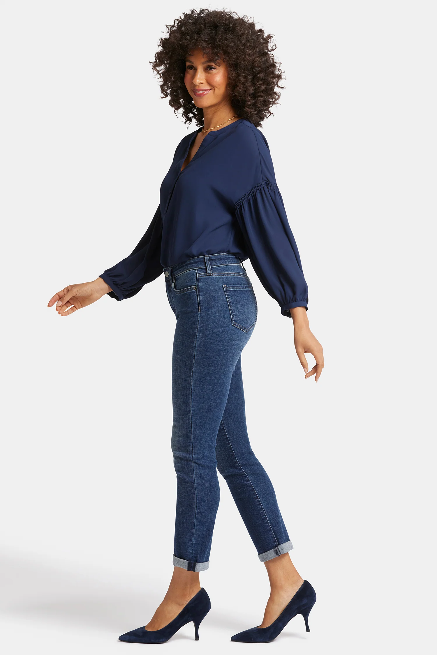 Sheri Slim Ankle Jeans In Petite - Wellspring - Image 5
