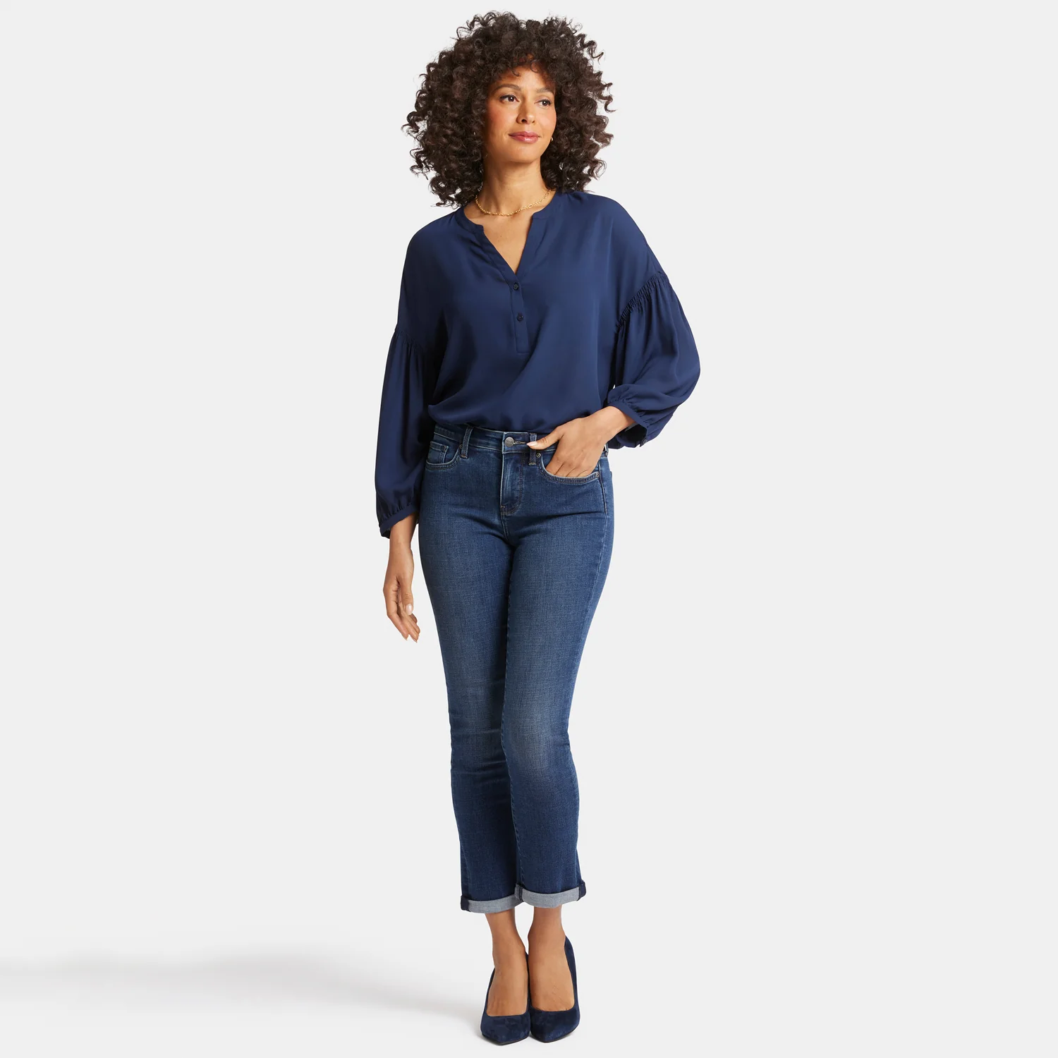 Sheri Slim Ankle Jeans In Petite - Wellspring - Image 7