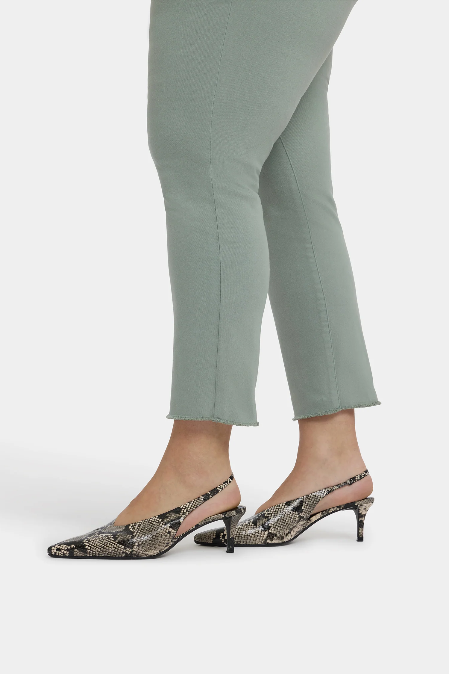 Sheri Slim Ankle Jeans In Plus Size - Mistletoe - Image 2