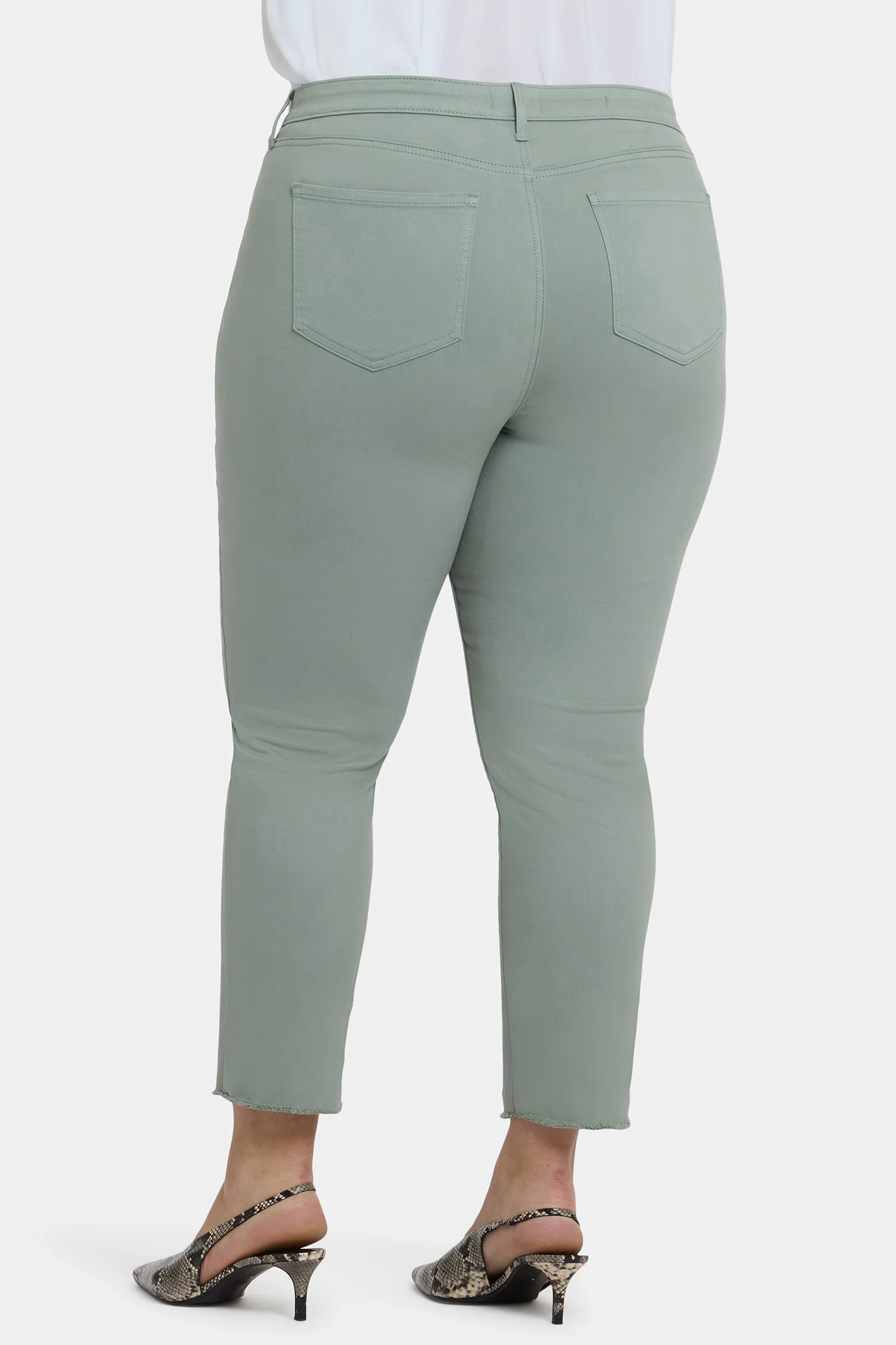 Sheri Slim Ankle Jeans In Plus Size - Mistletoe - Image 3