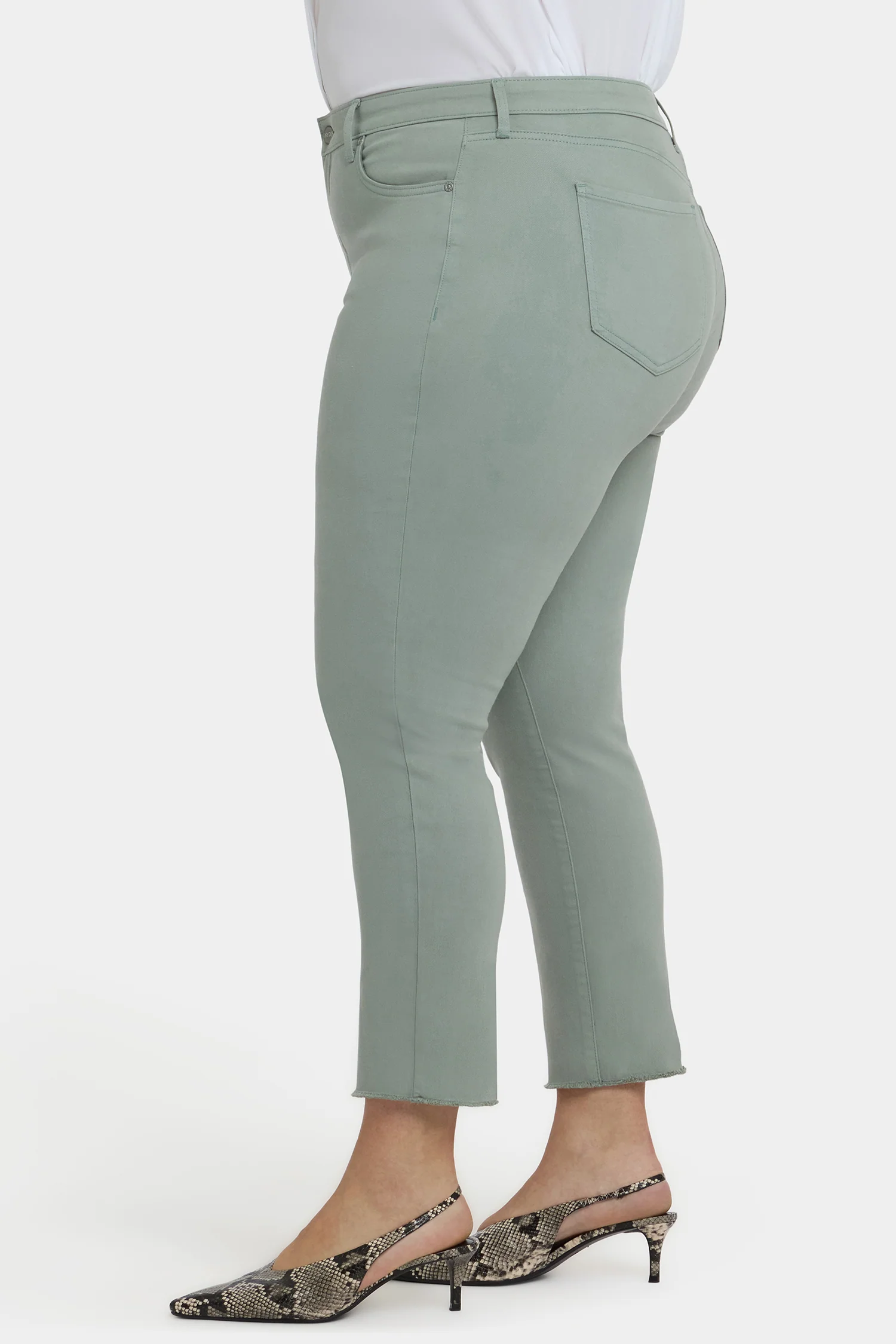 Sheri Slim Ankle Jeans In Plus Size - Mistletoe - Image 4