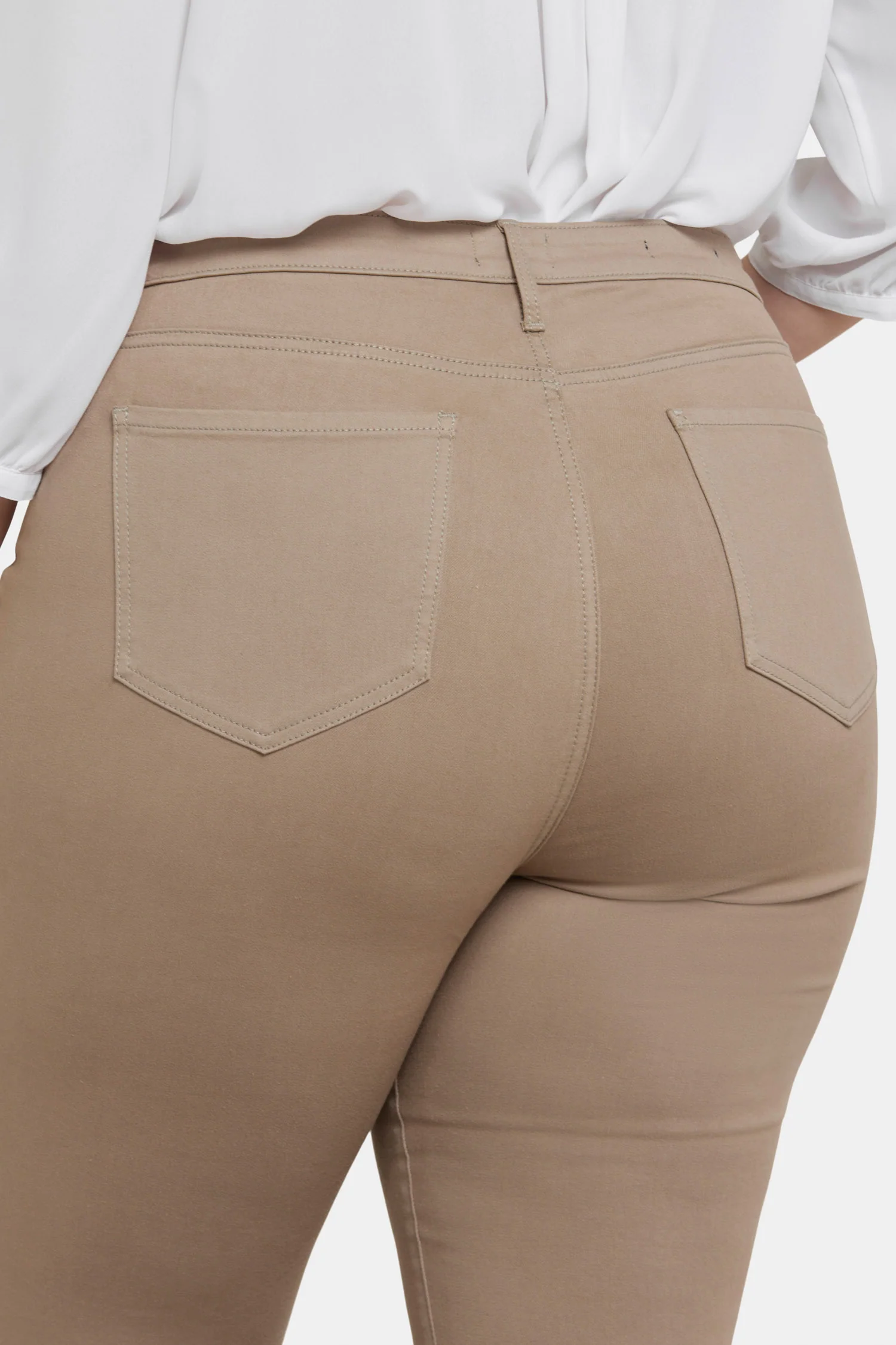 Sheri Slim Ankle Jeans In Plus Size - Saddlewood - Image 6