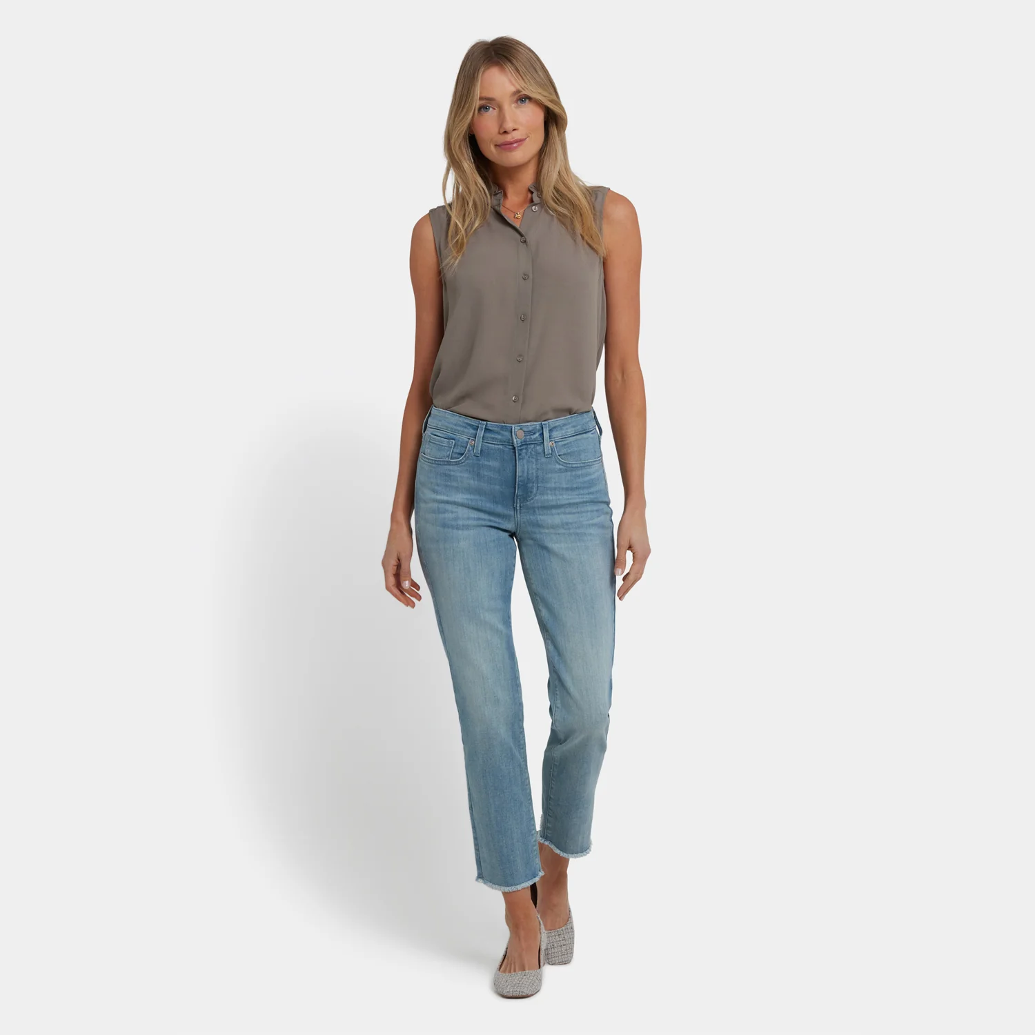 Sheri Slim Ankle Jeans - Light Paradise - Image 6