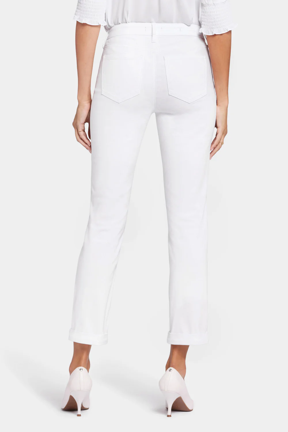 Sheri Slim Ankle Jeans - Optic White - Image 2