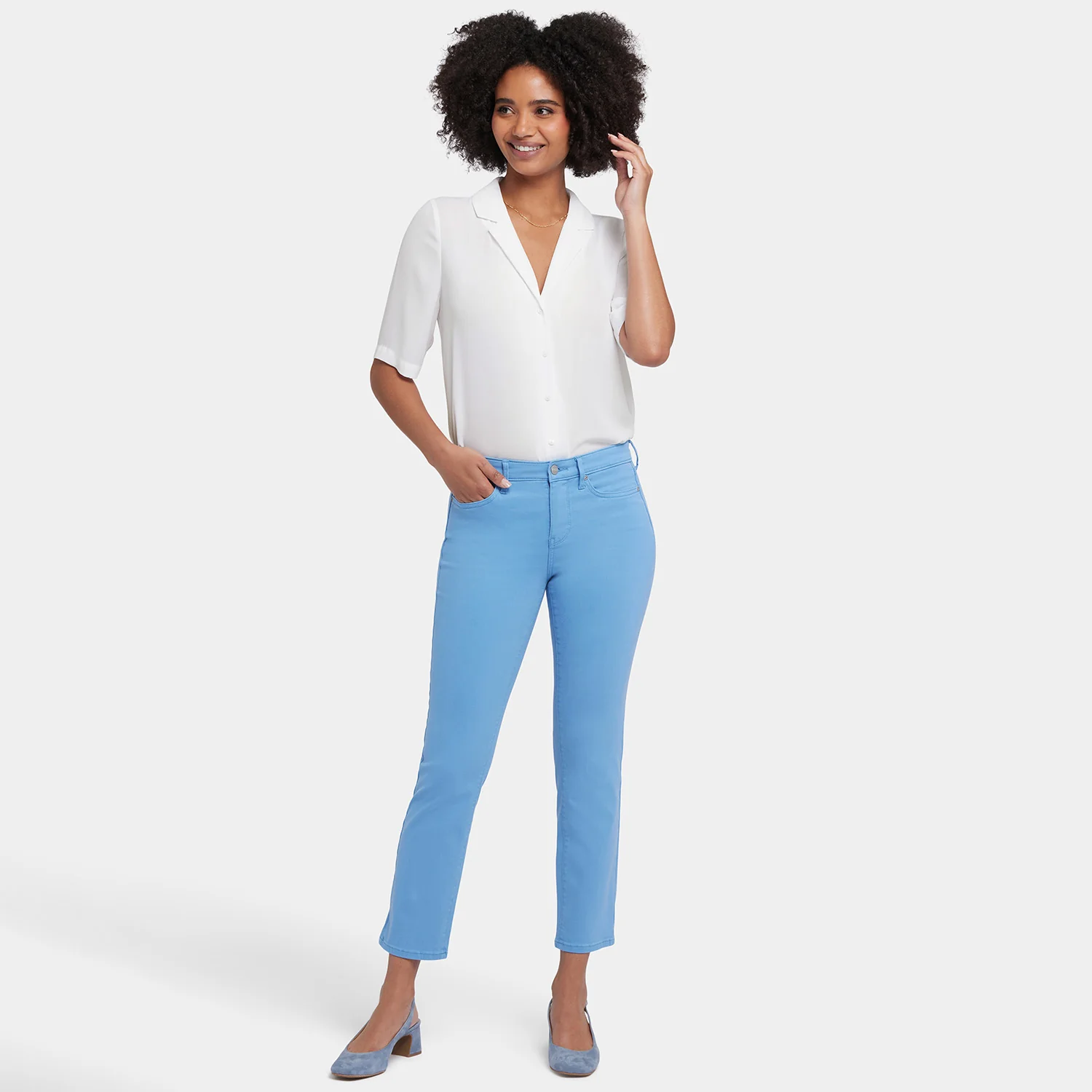 Sheri Slim Ankle Jeans - Pacific Coast - Image 7