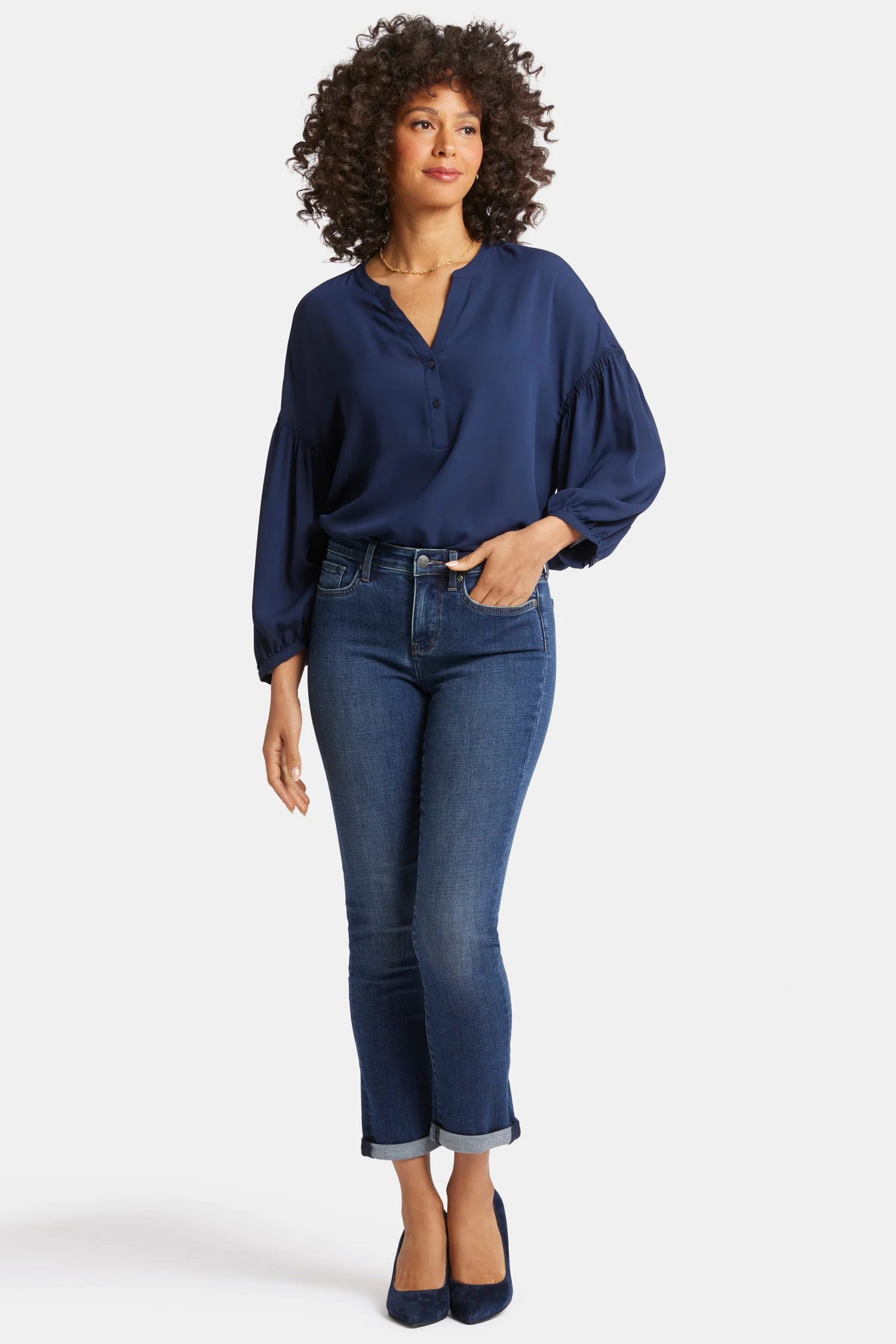 Sheri Slim Ankle Jeans - Wellspring - Image 4
