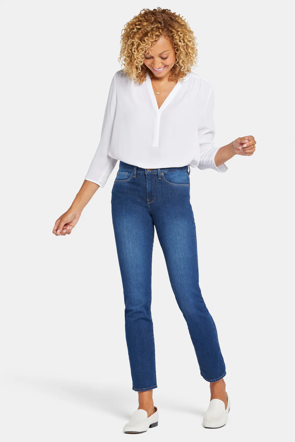 Sheri Slim Jeans In Petite - Cooper - Image 4