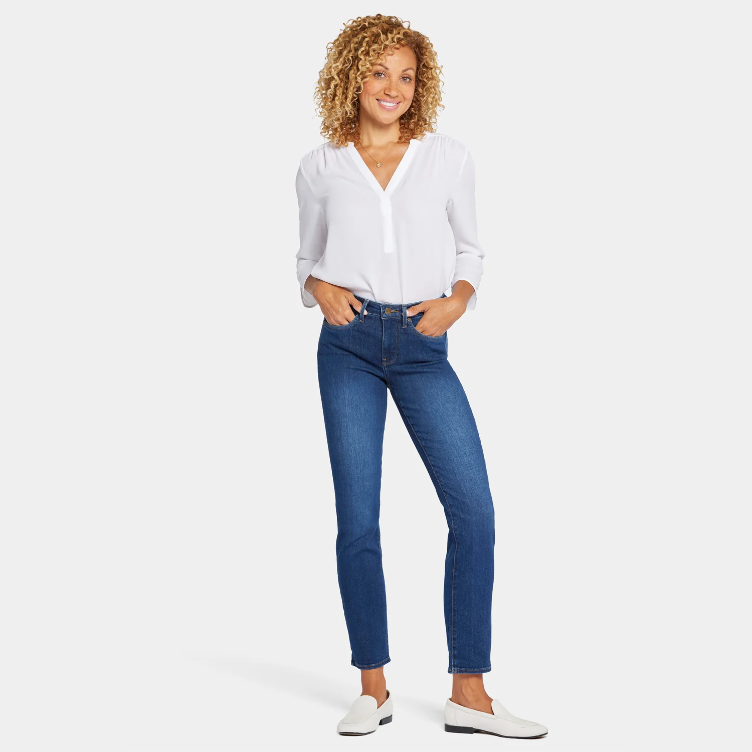 Sheri Slim Jeans In Petite - Cooper - Image 7